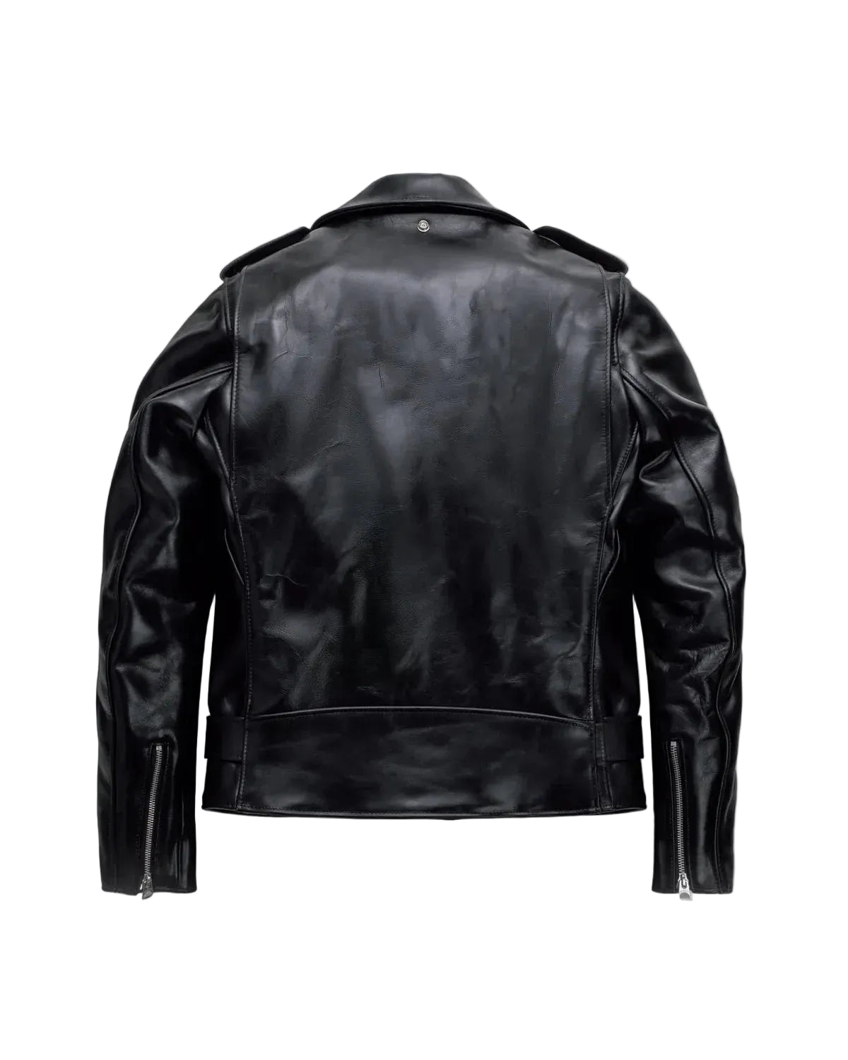 SCHOTT NYC PER50 HEAVYWEIGHT FITTED PERFECTO MOTORCYCLE JACKET - BLACK