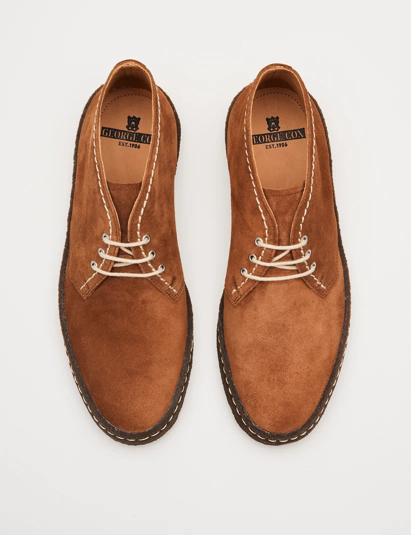 GEORGE COX POPBOY CHUKKA - FOX SUEDE