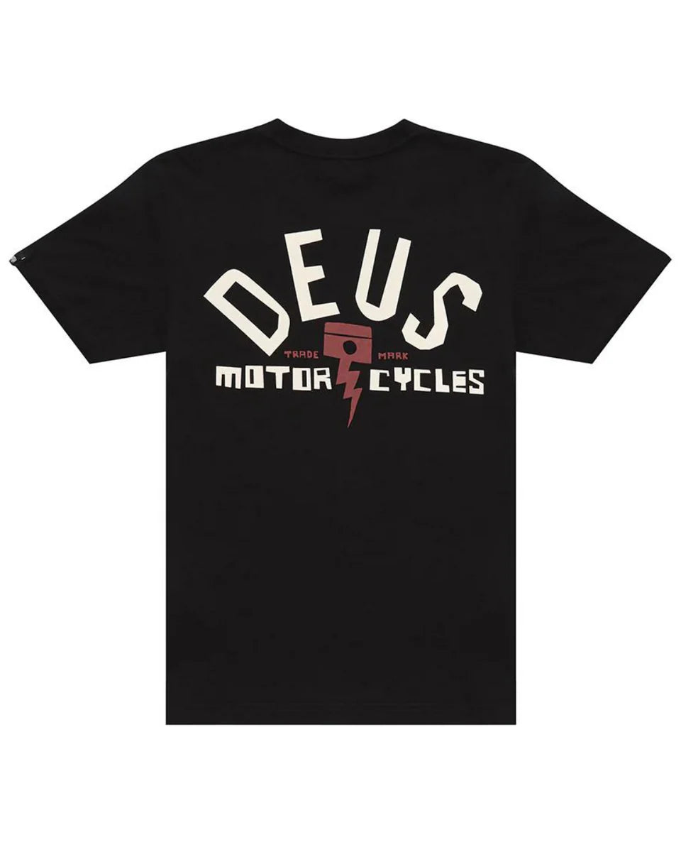 DEUS EX MACHINA PISSTIN TEE - BLACK