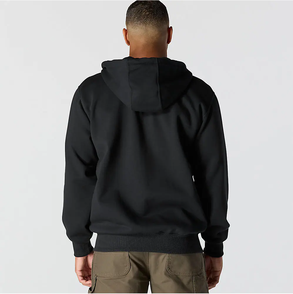 CARHARTT RAIN DEFENDER LSE-FT HW FULL ZIP SWEATSHIRT -  BLACK
