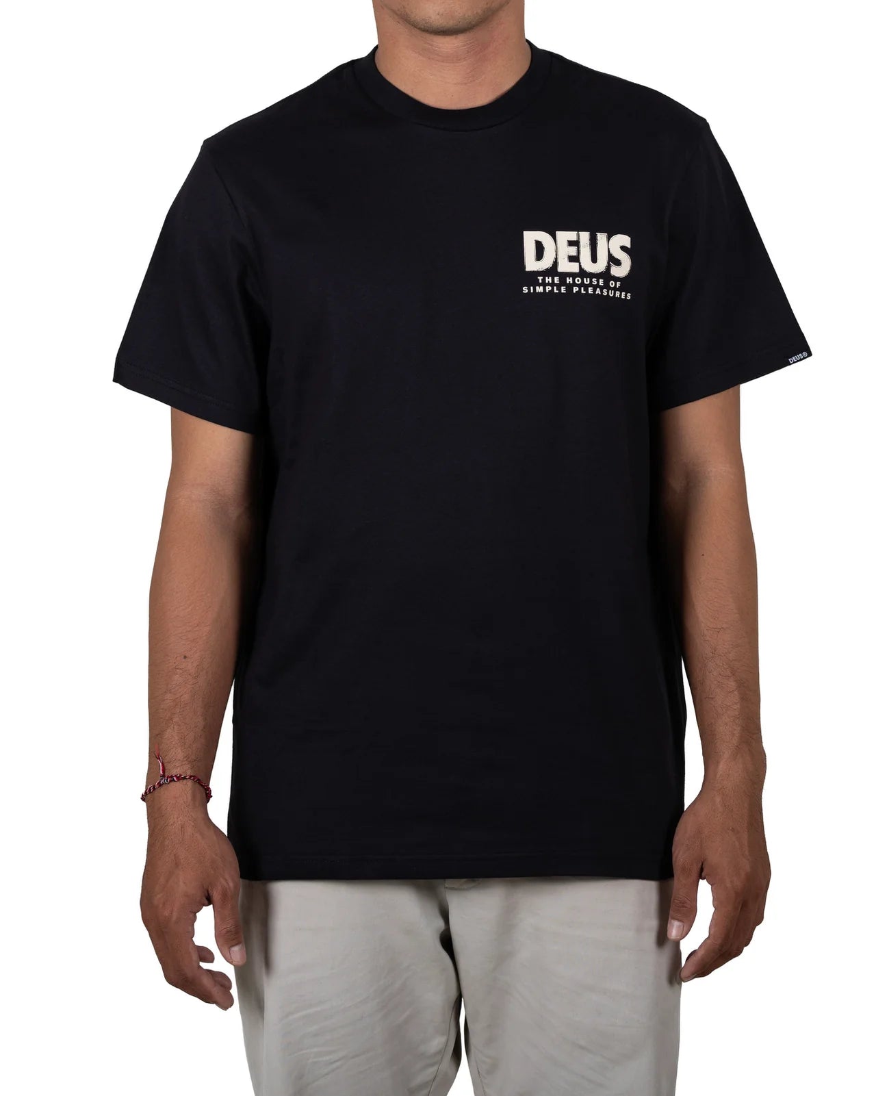 DEUS EX MACHINA CHROMIUM TEE - BLACK