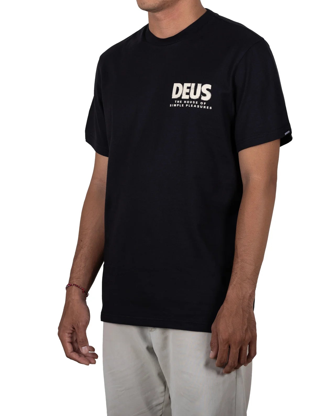 DEUS EX MACHINA CHROMIUM TEE - BLACK