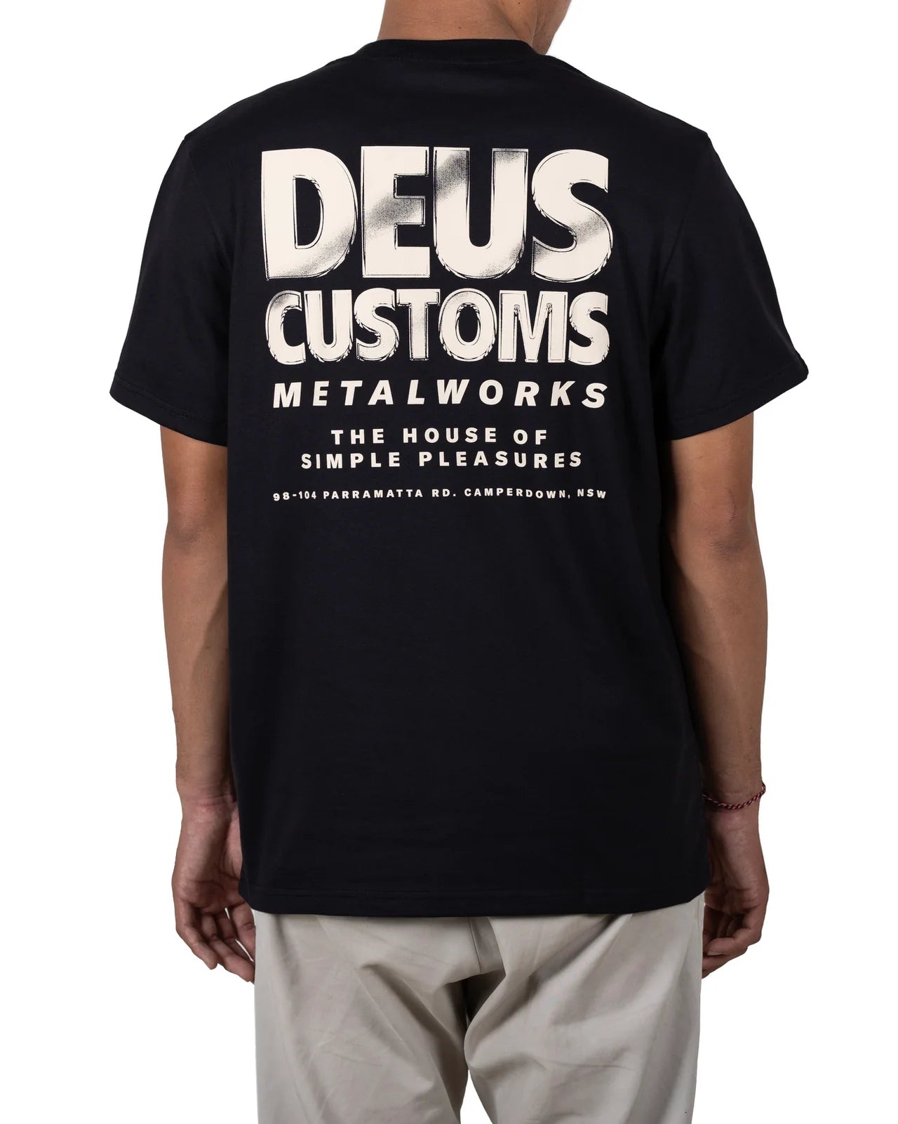 DEUS EX MACHINA CHROMIUM TEE - BLACK