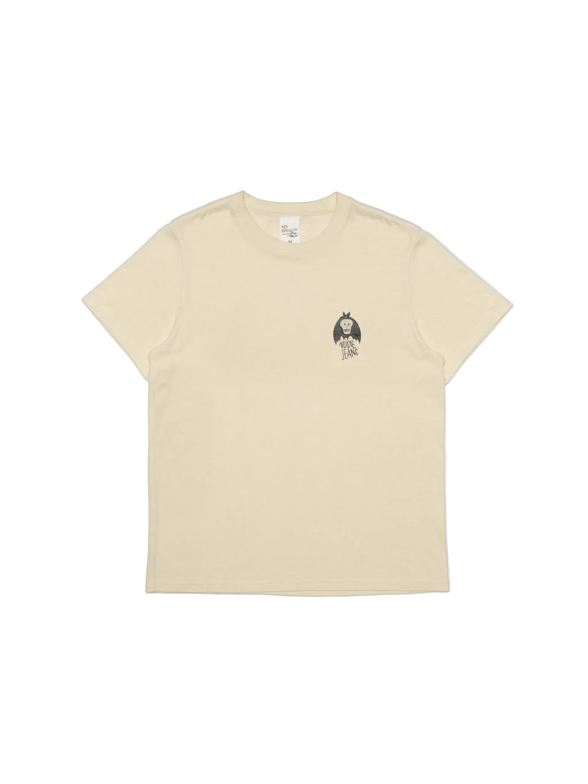 NUDIE JEANS ROY THE BAT T-SHIRT - ECRU