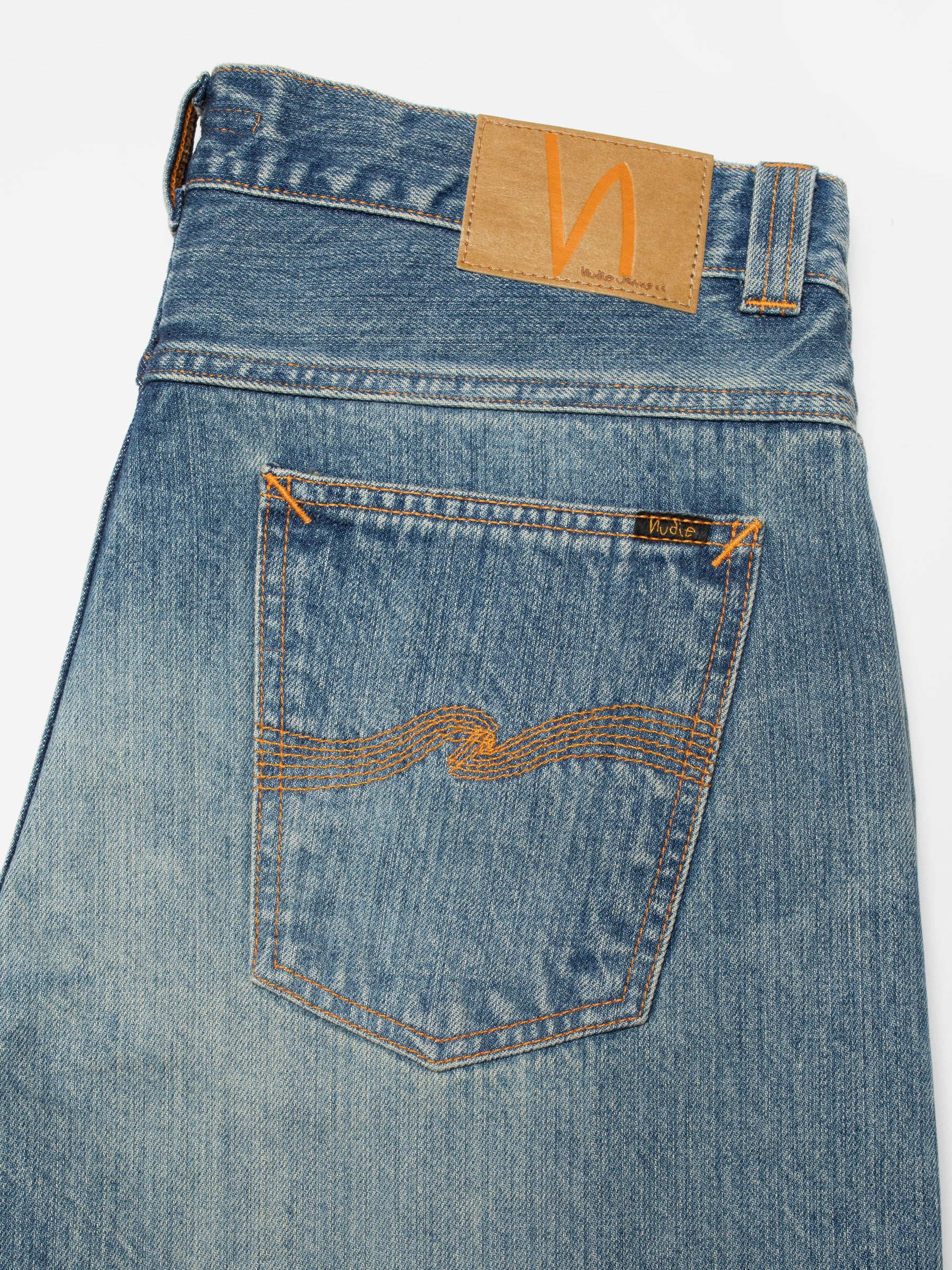 NUDIE JEANS REGULAR ALF - SILVER TRACKS