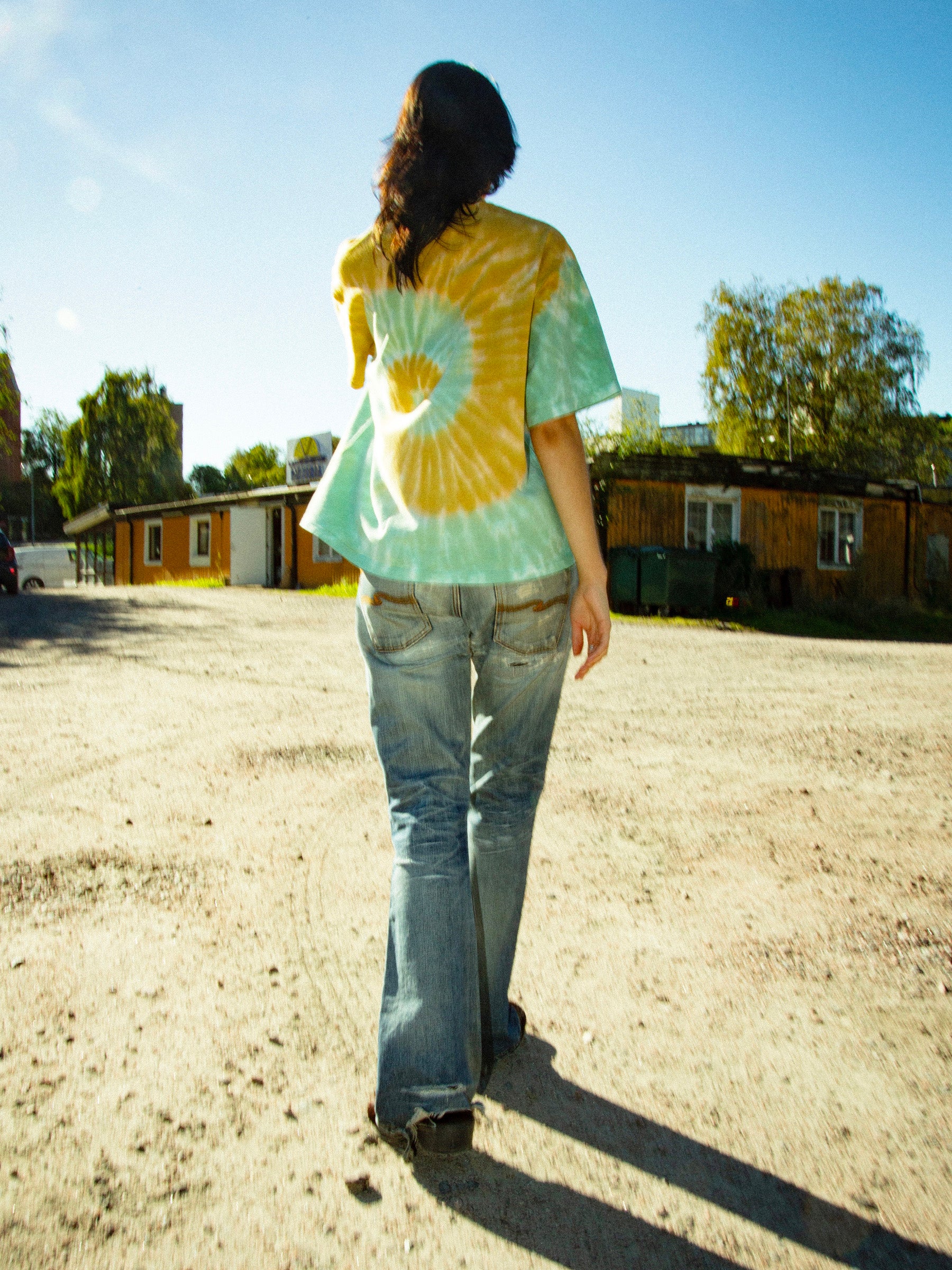 NUDIE JEANS RITA T-SHIRT TAKE IT EASY - MULTI