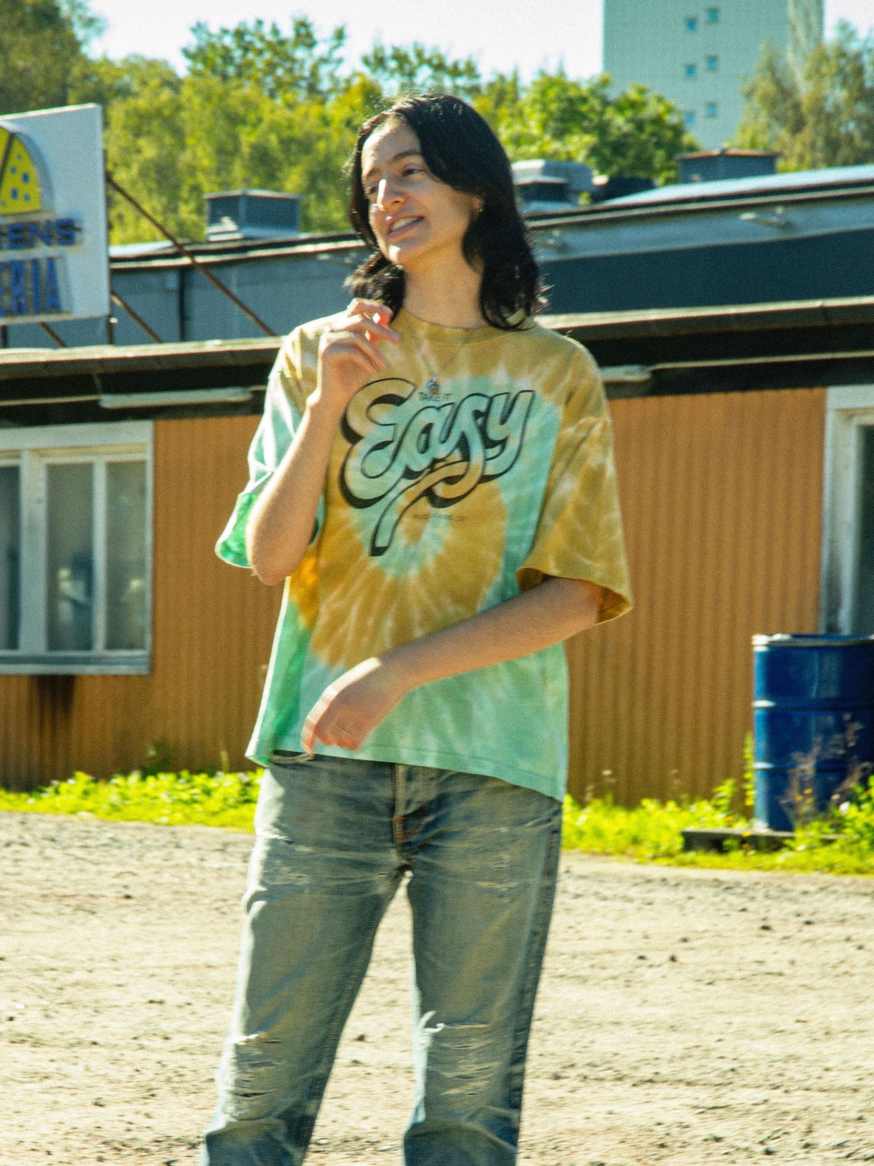 NUDIE JEANS RITA T-SHIRT TAKE IT EASY - MULTI