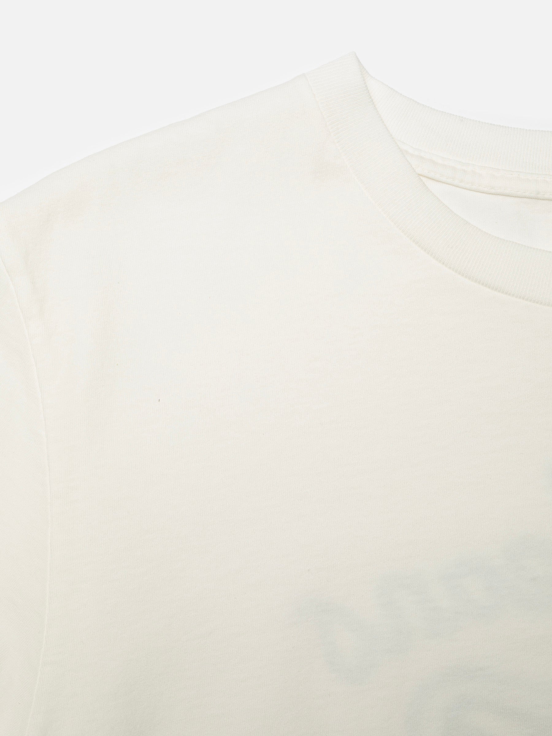 NUDIE JEANS ROY T-SHIRT NJCO PIN - CHALK WHITE
