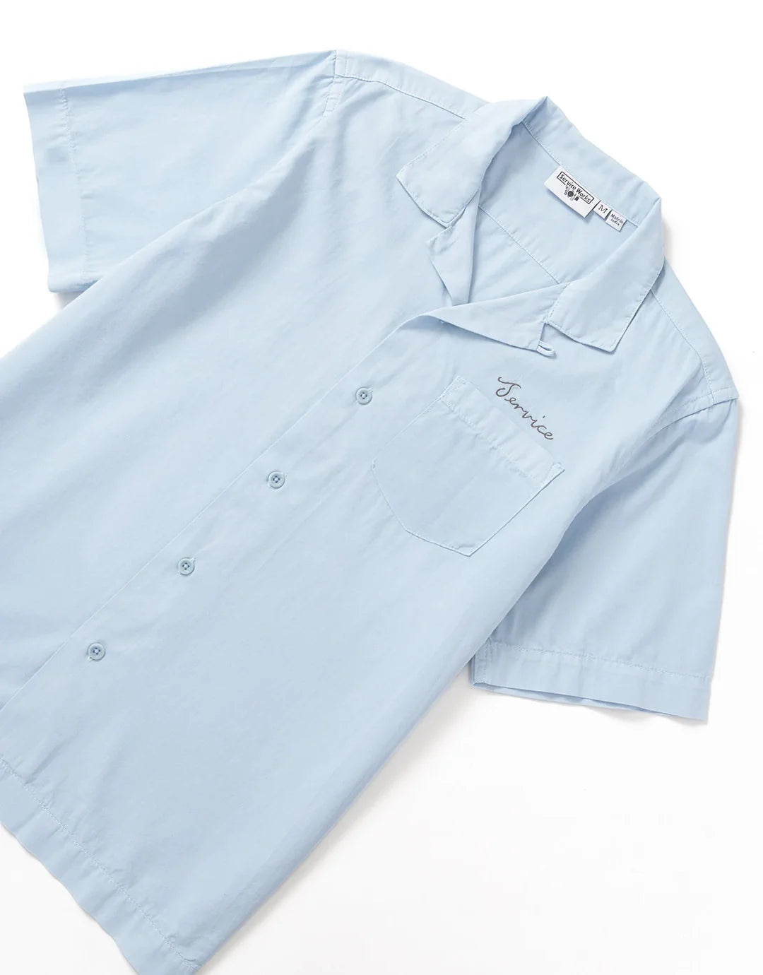 SERVICE WORKS SCRIPT RESORT SHIRT - POWDER
