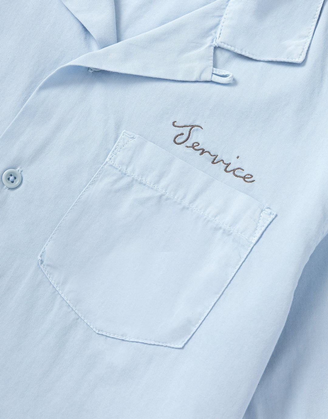 SERVICE WORKS SCRIPT RESORT SHIRT - POWDER