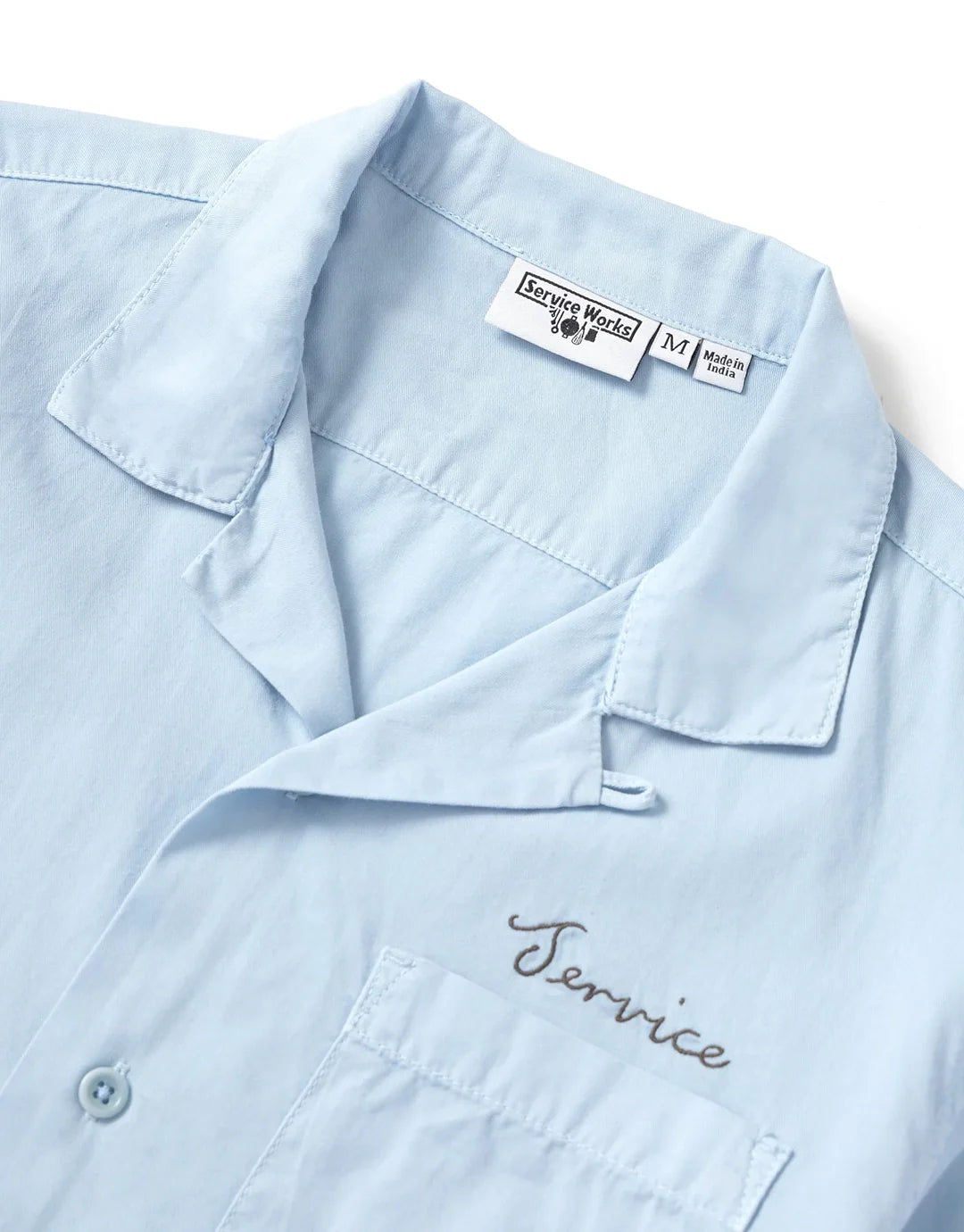 SERVICE WORKS SCRIPT RESORT SHIRT - POWDER