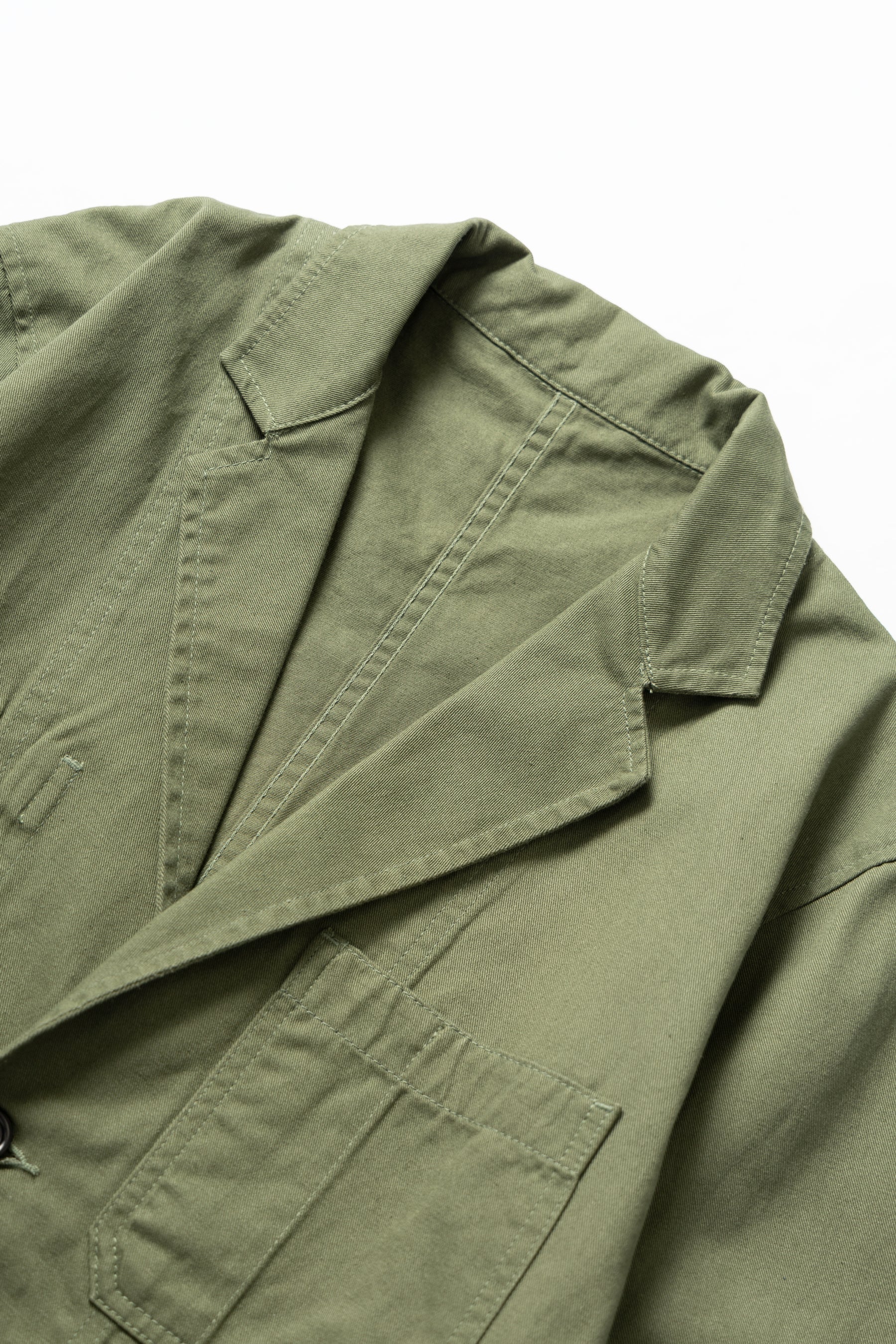 Service Works Drill Server Suit Jacket — Olive — view 3