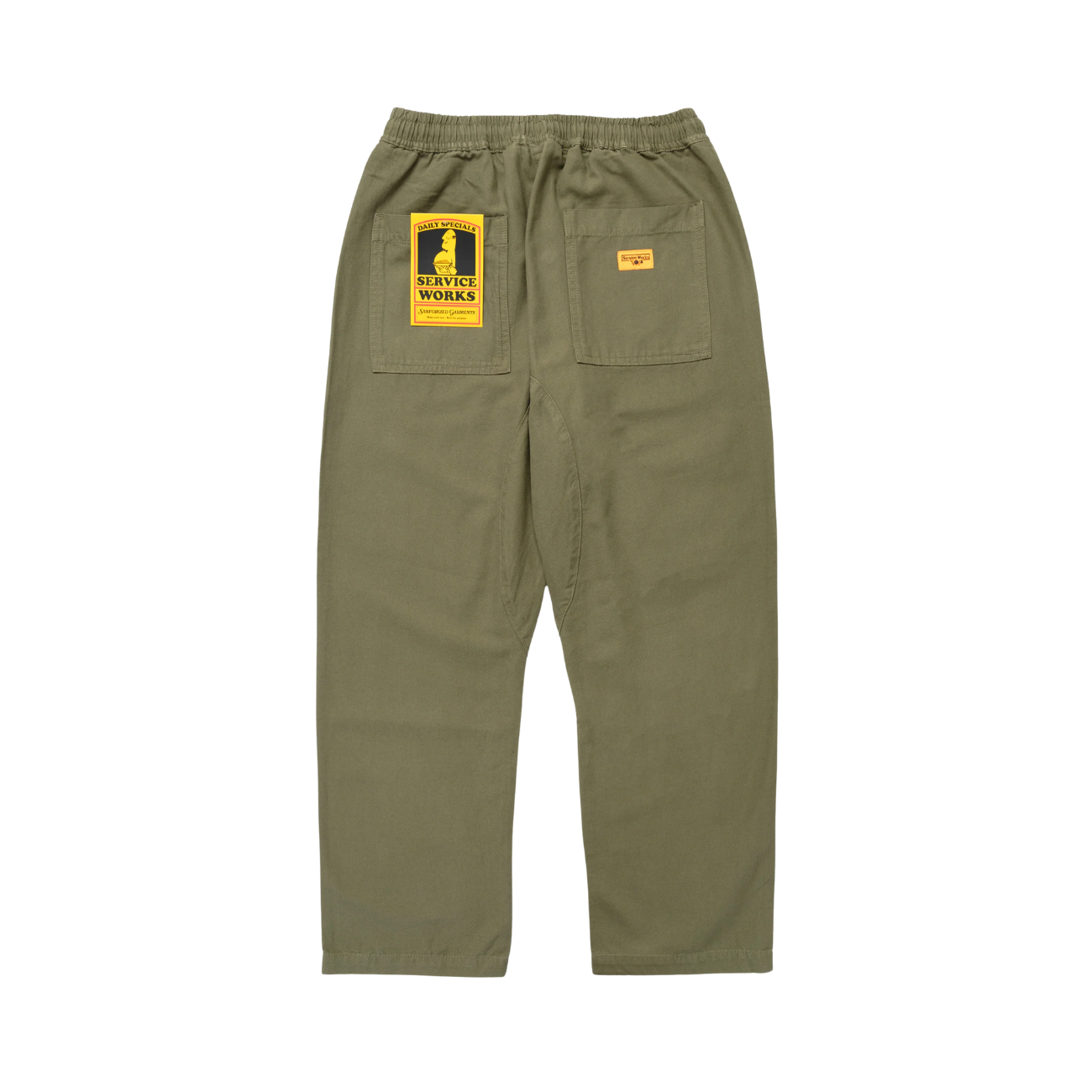 SERVICE WORKS CANVAS CHEF PANT - OLIVE