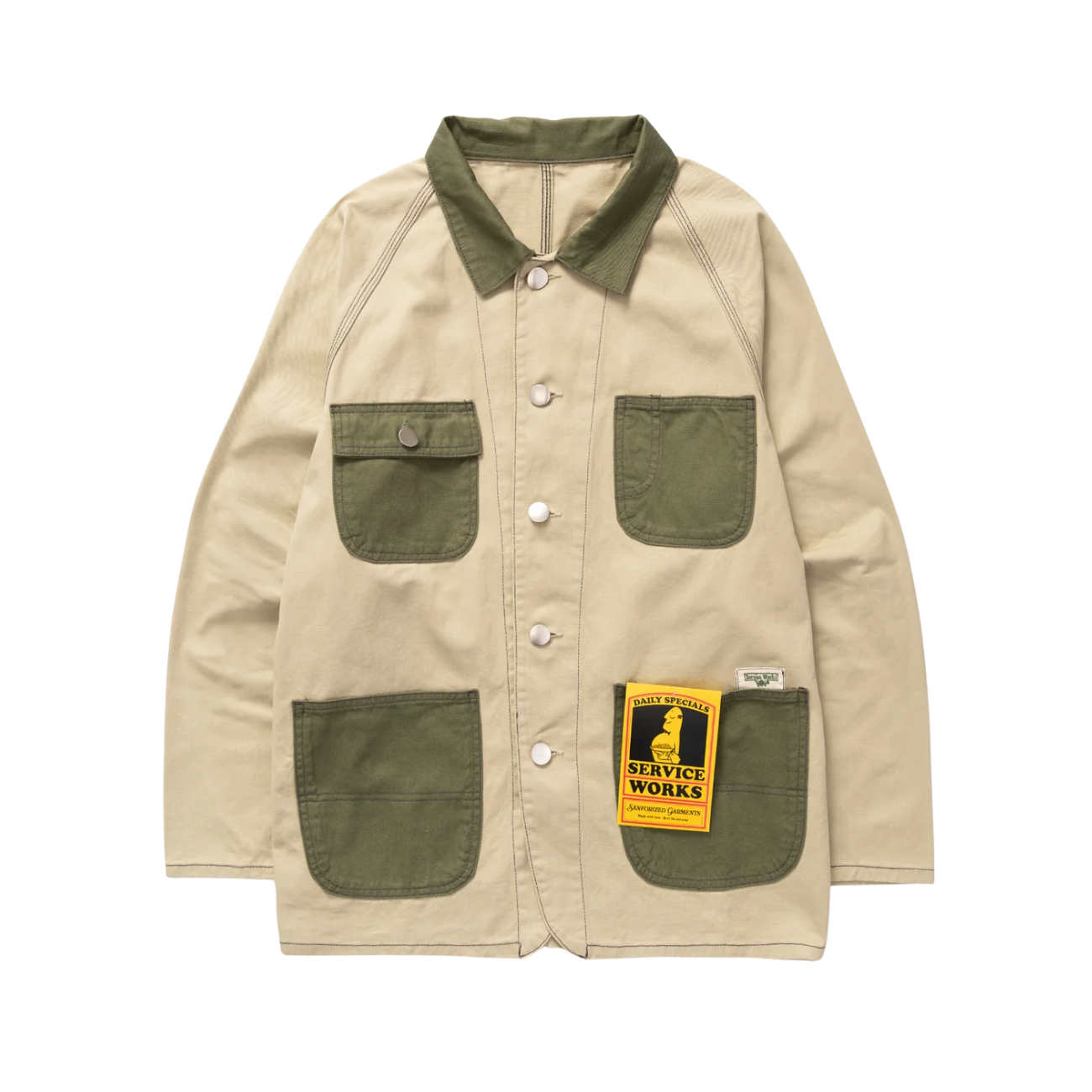 SERVICE WORKS DRILL COVERALL 2.0 - KHAKI/OLIVE