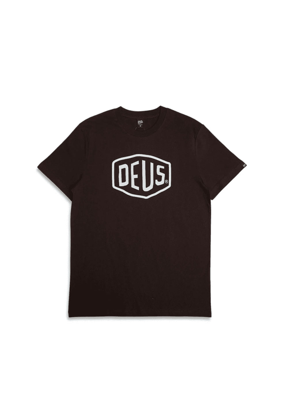 DEUS EX MACHINA SHIELD T-SHIRT - CHOC BROWN