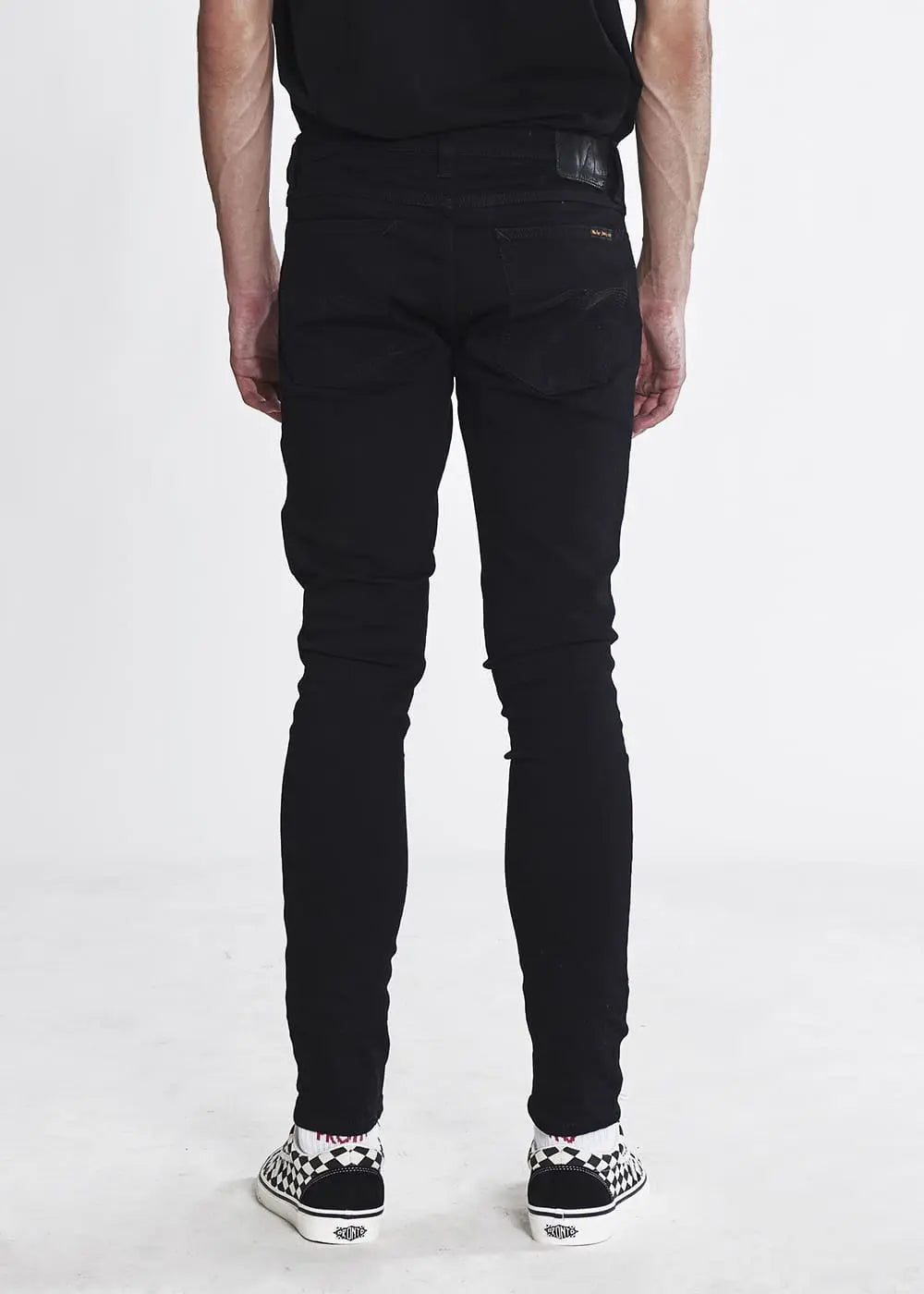 NUDIE JEANS SKINNY LIN - BLACK/BLACK