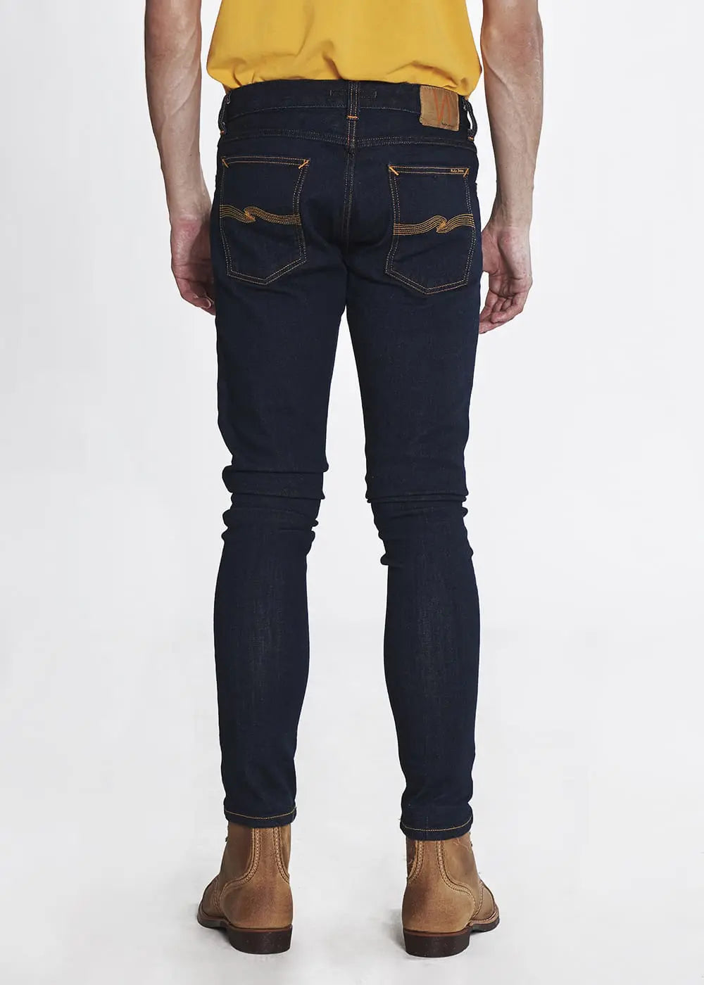 Nudie Jeans Skinny Lin — Rinse Selvage Stretch — view 2