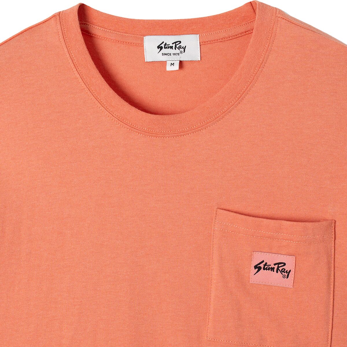 STAN RAY PATCH POCKET T-SHIRT - WASHED RED HEATHER