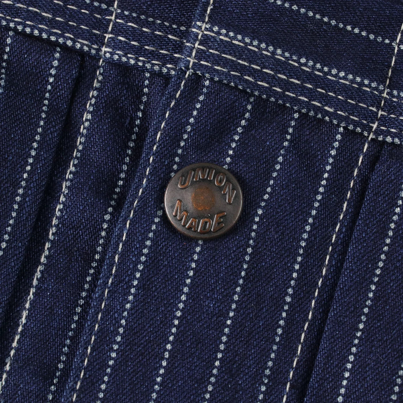 PHERROWS 40S WORK JACKET - INDIGO-WABASH