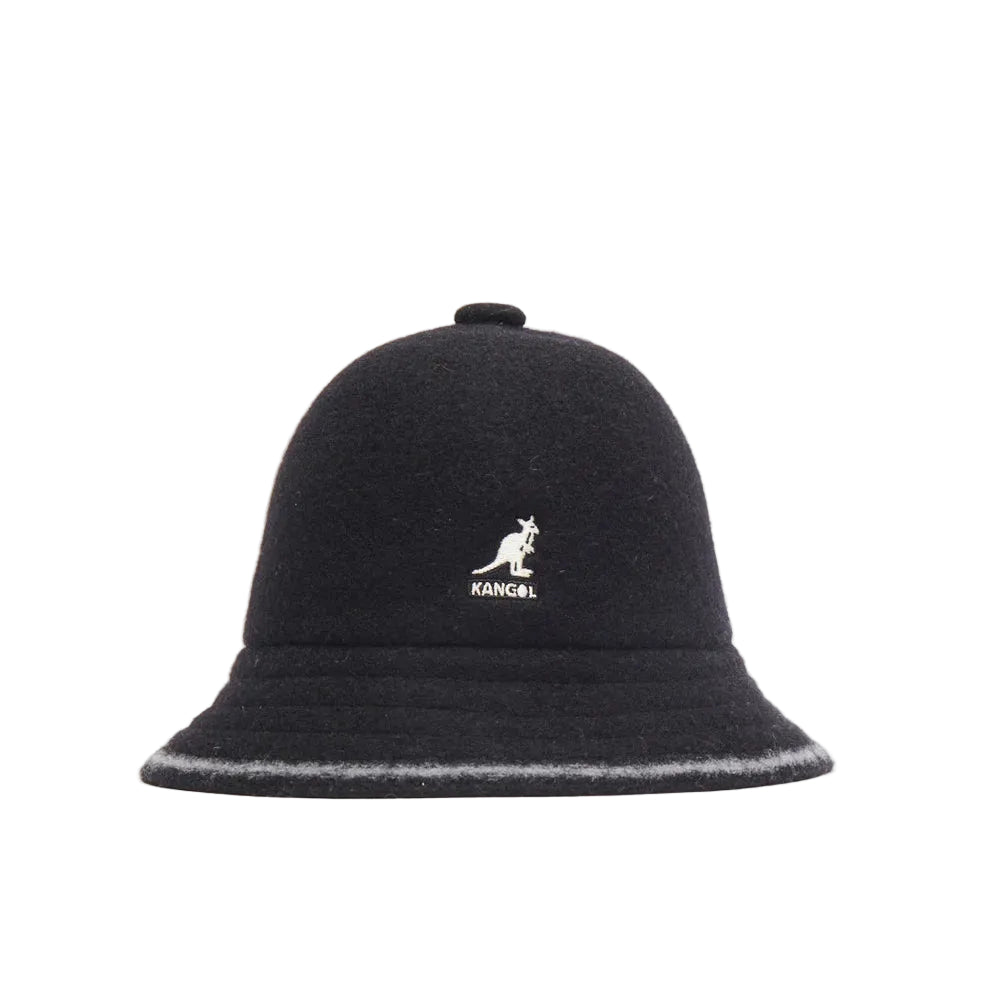 KANGOL STRIPE CASUAL - BLACK/OFF WHITE