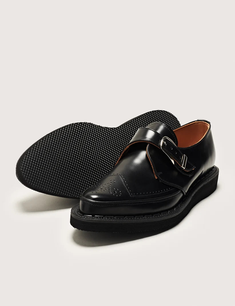 GEORGE COX STRUMMER MONK - BLACK