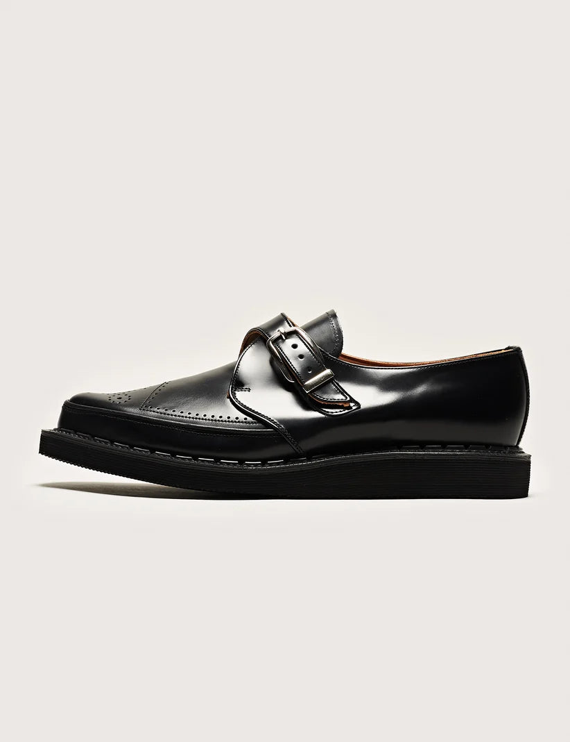 GEORGE COX STRUMMER MONK - BLACK