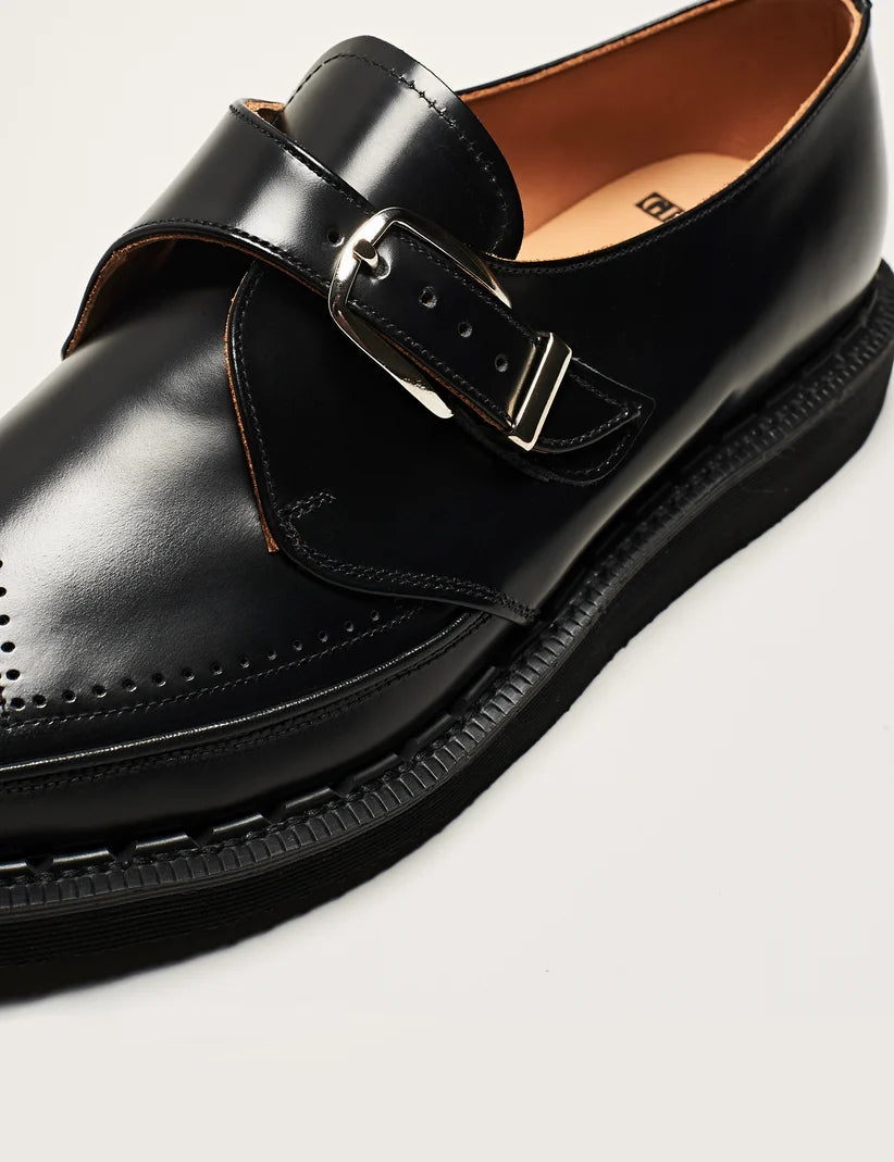 GEORGE COX STRUMMER MONK - BLACK