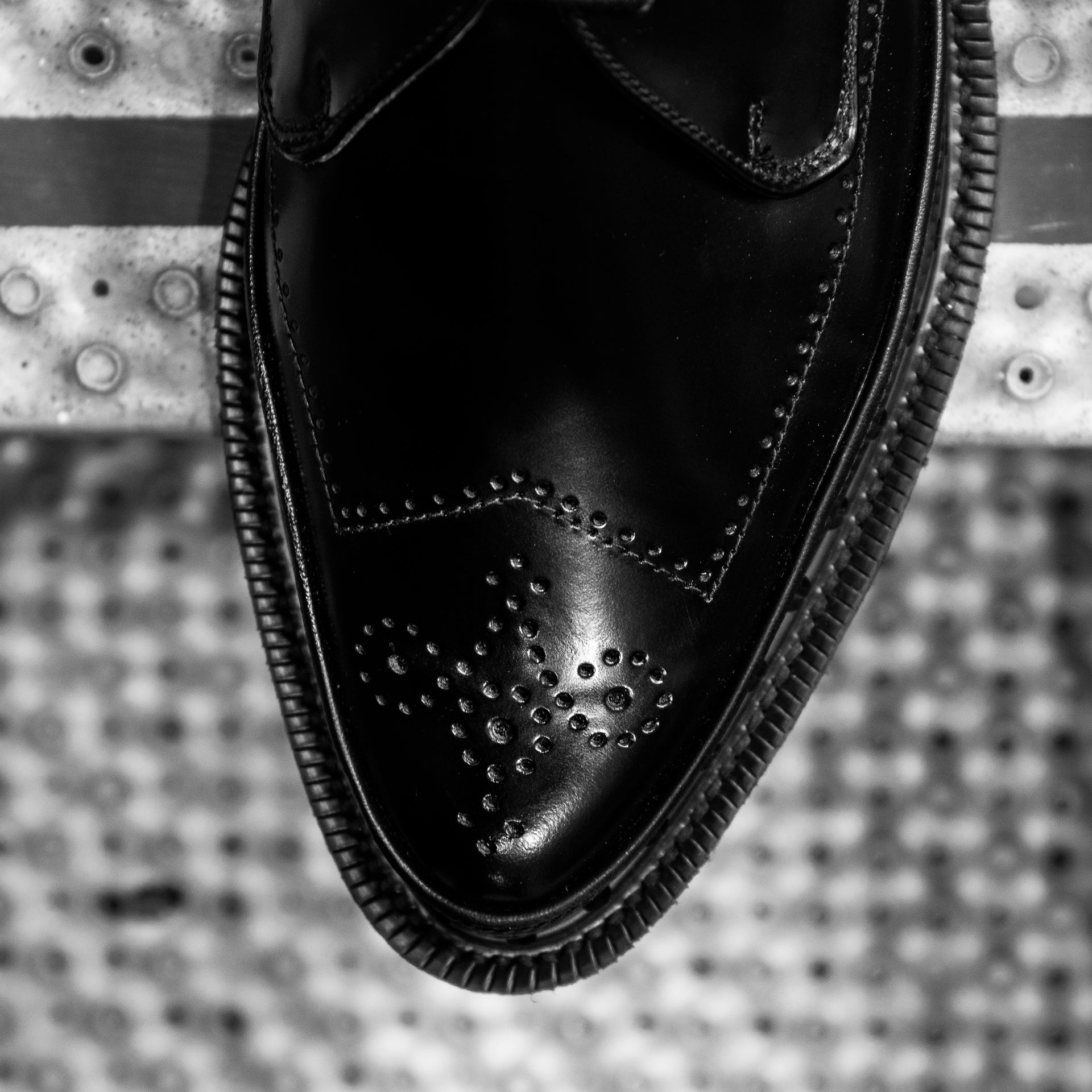 GEORGE COX STRUMMER MONK - BLACK