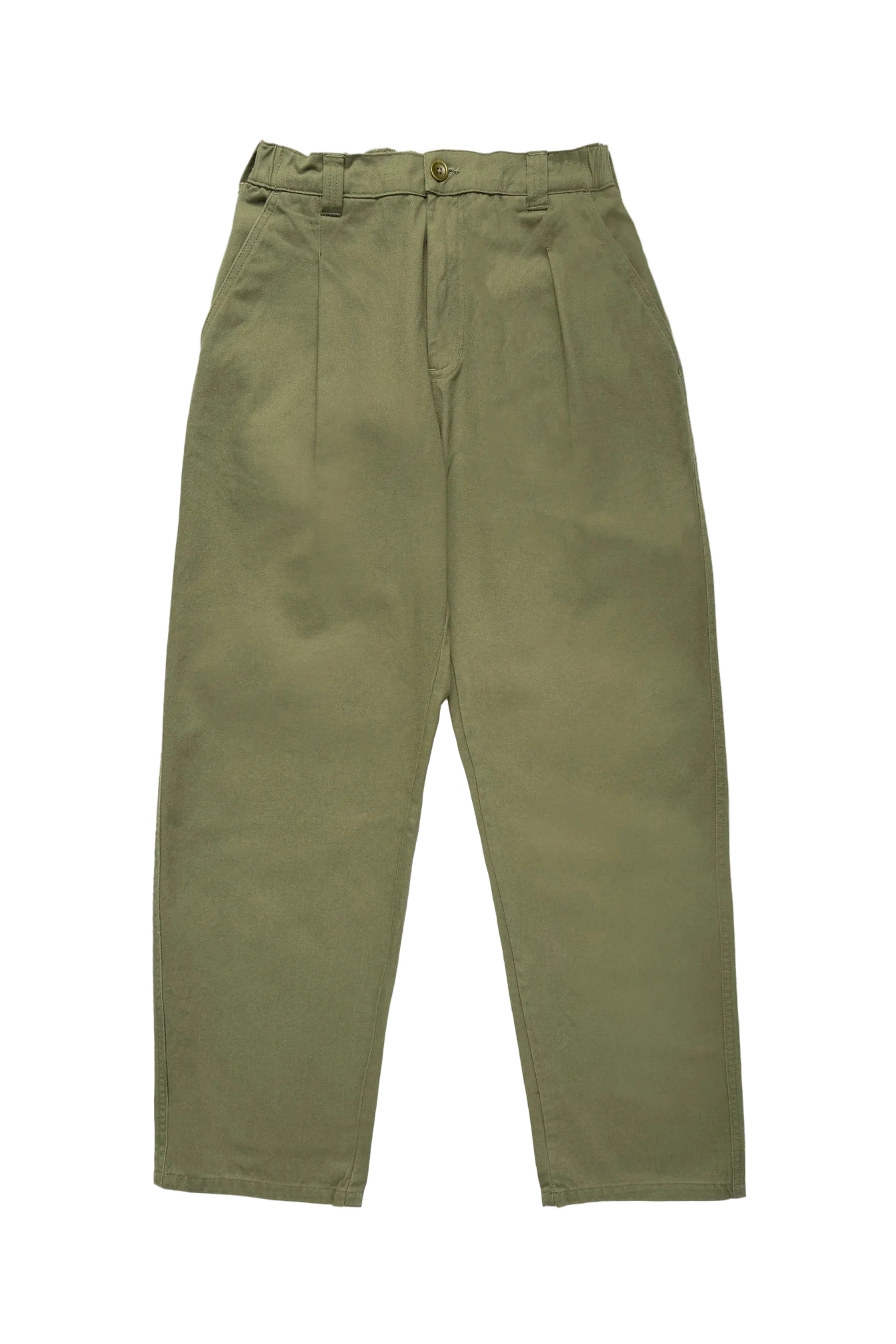 Service Works Drill Waiter Pant — Olive — front view