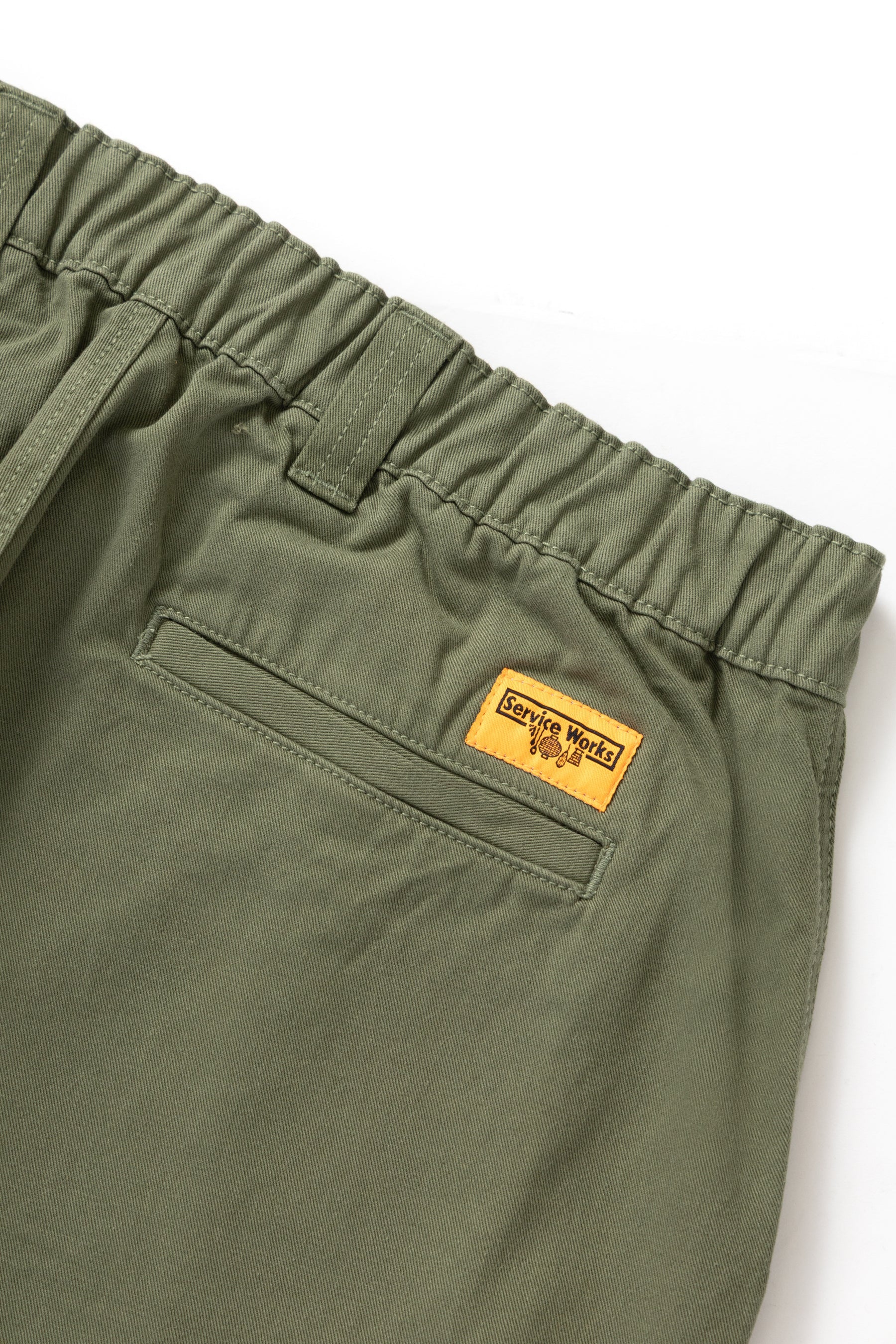 Service Works Drill Waiter Pant — Olive — view 6