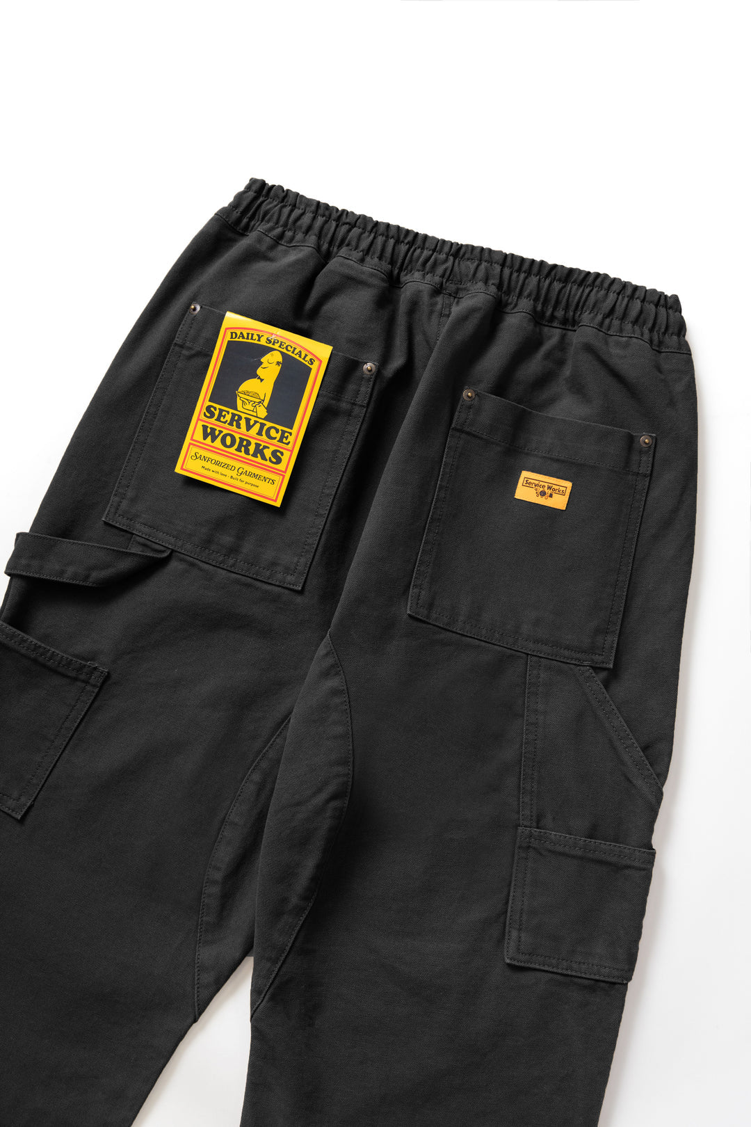 SERVICE WORKS UTILITY CHEF PANT - BLACK