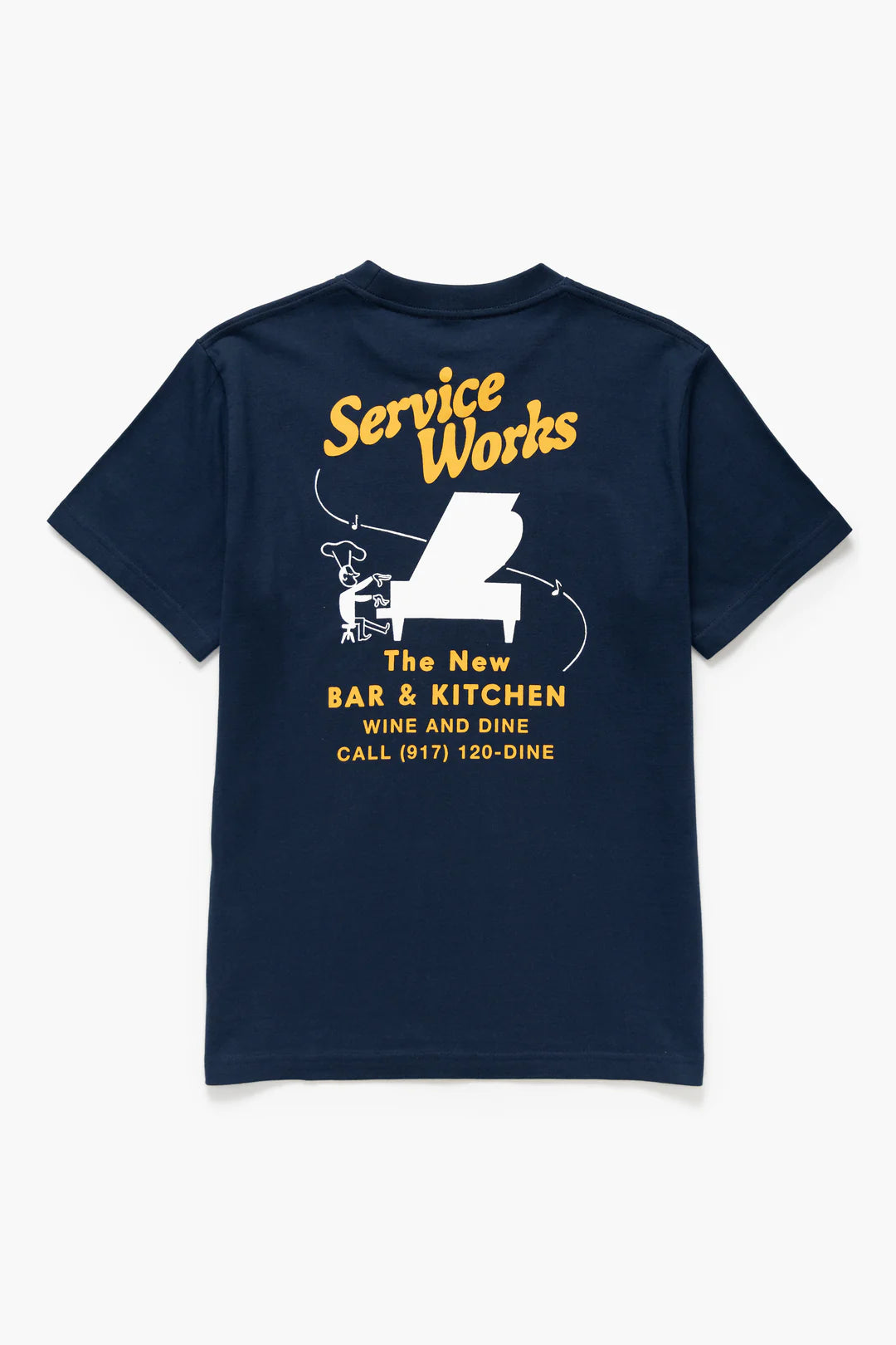 SERVICE WORKS BAR + KITCHEN TEE - NAVY