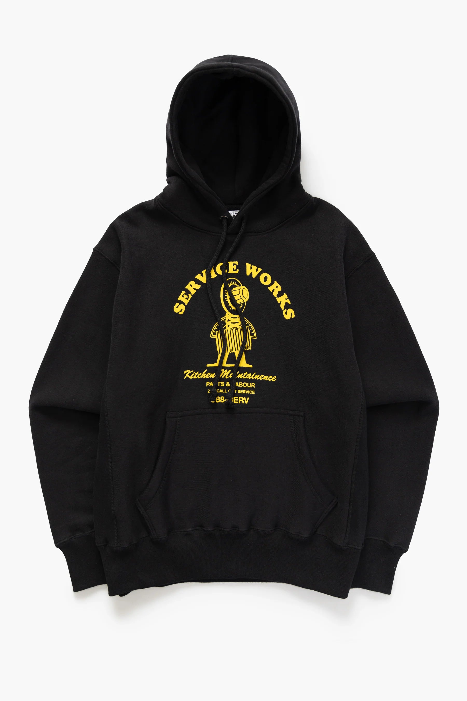 SERVICE WORKS MAINTENANCE HOODIE - BLACK