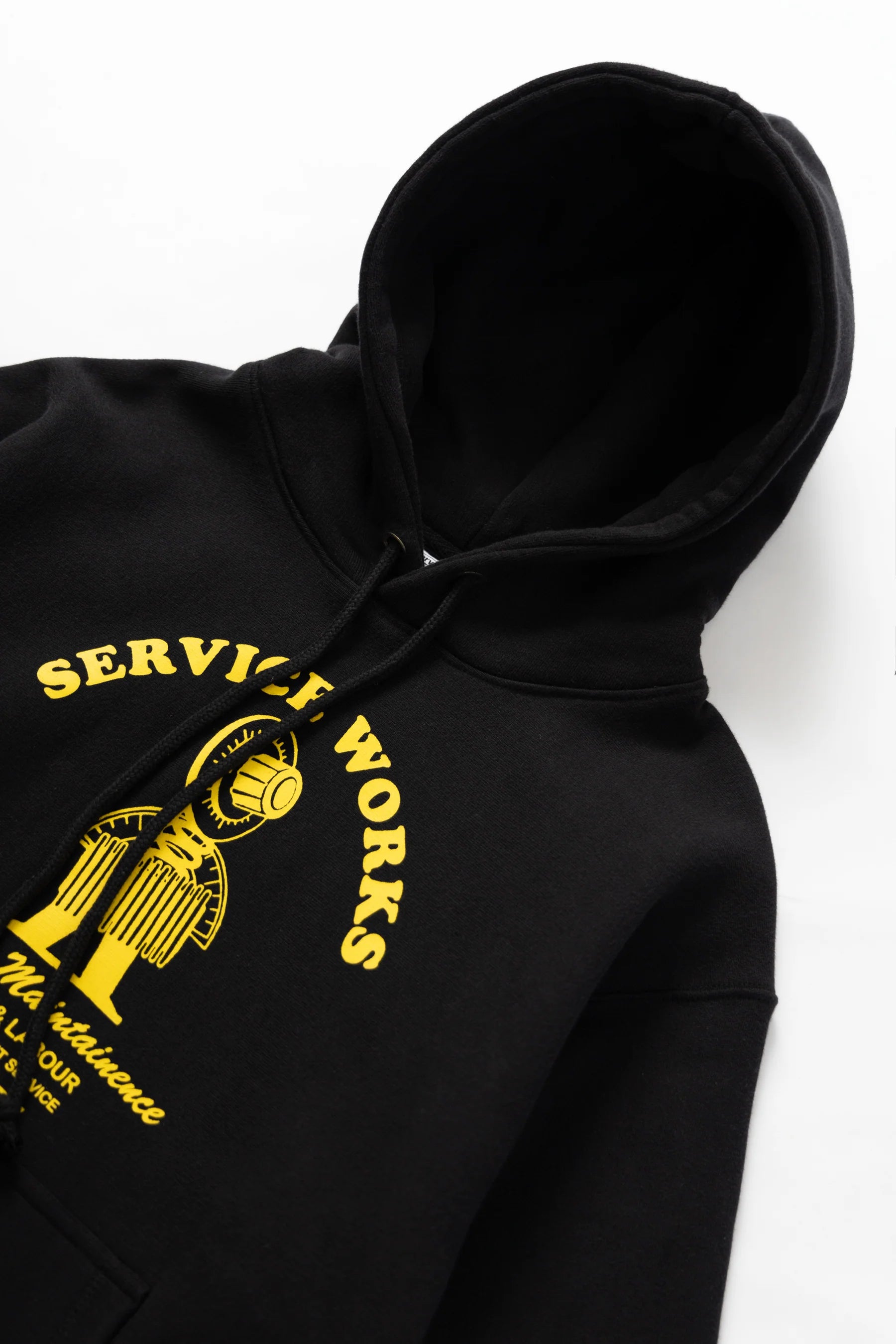 SERVICE WORKS MAINTENANCE HOODIE - BLACK