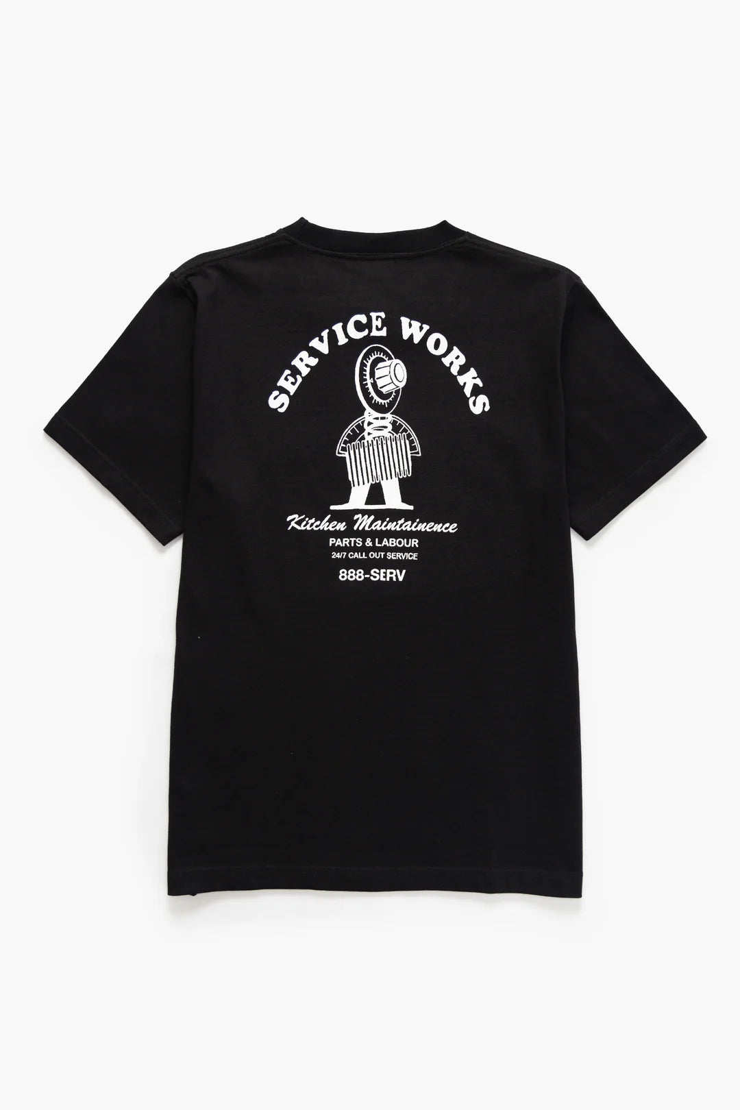 SERVICE WORKS	MAINTENANCE TEE - BLACK