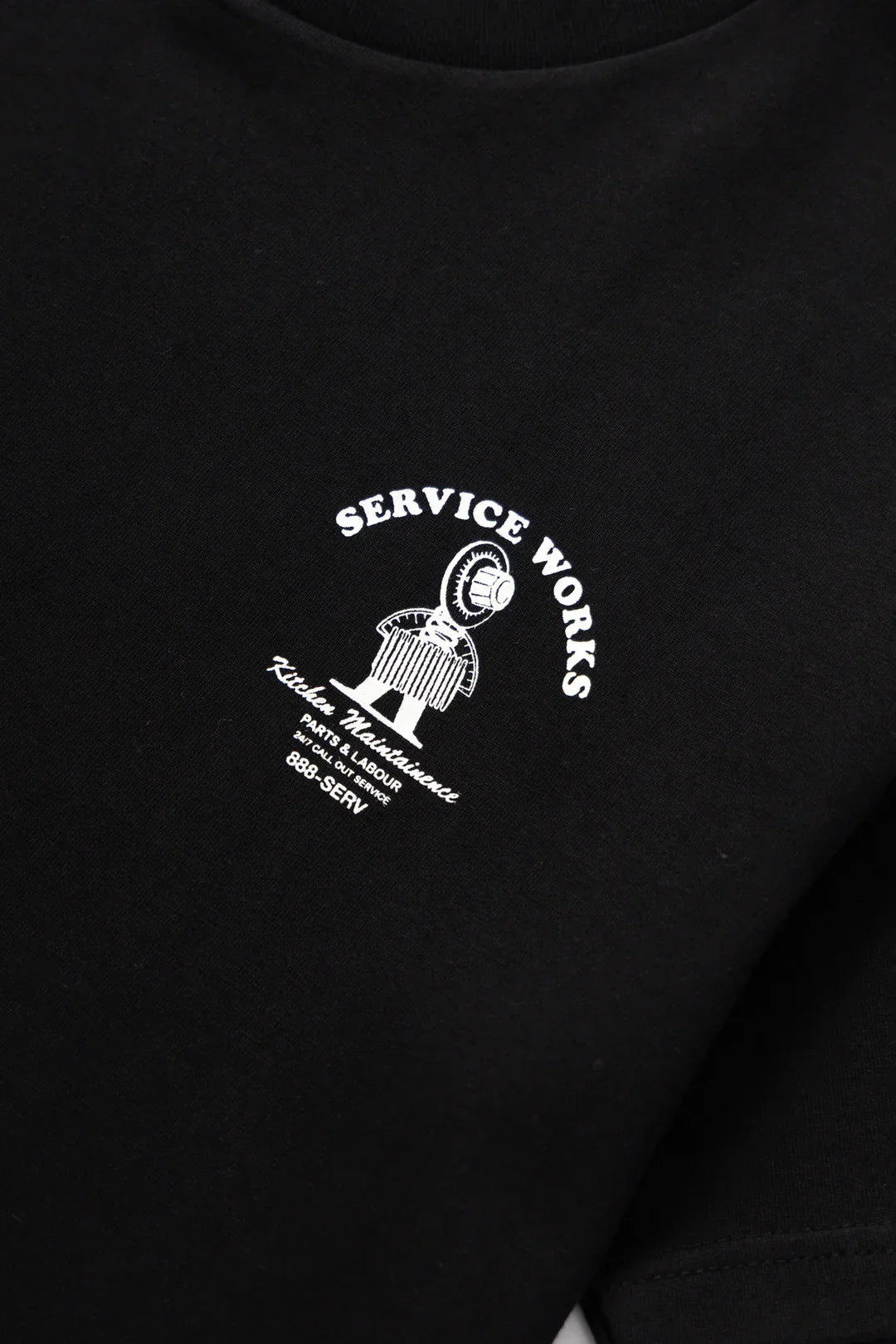 Service Works Maintenance Tee — Black — view 6