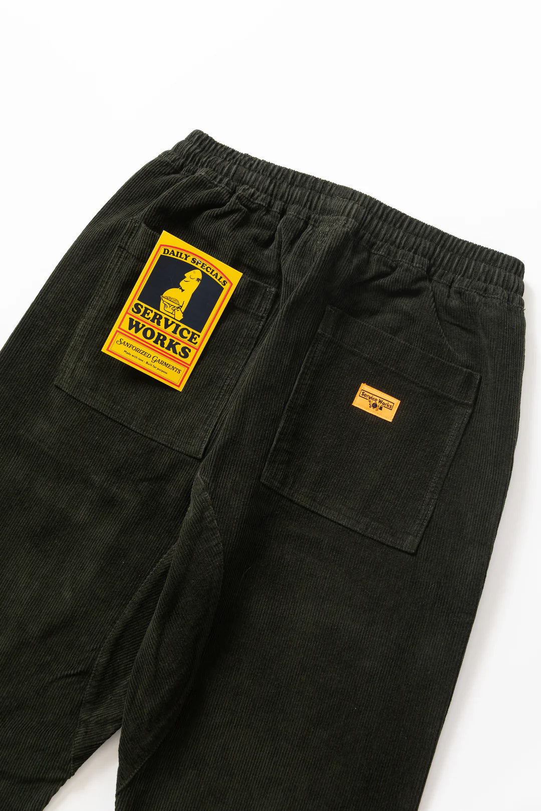 SERVICE WORKS	CORDUROY CHEF PANT - COPPICE