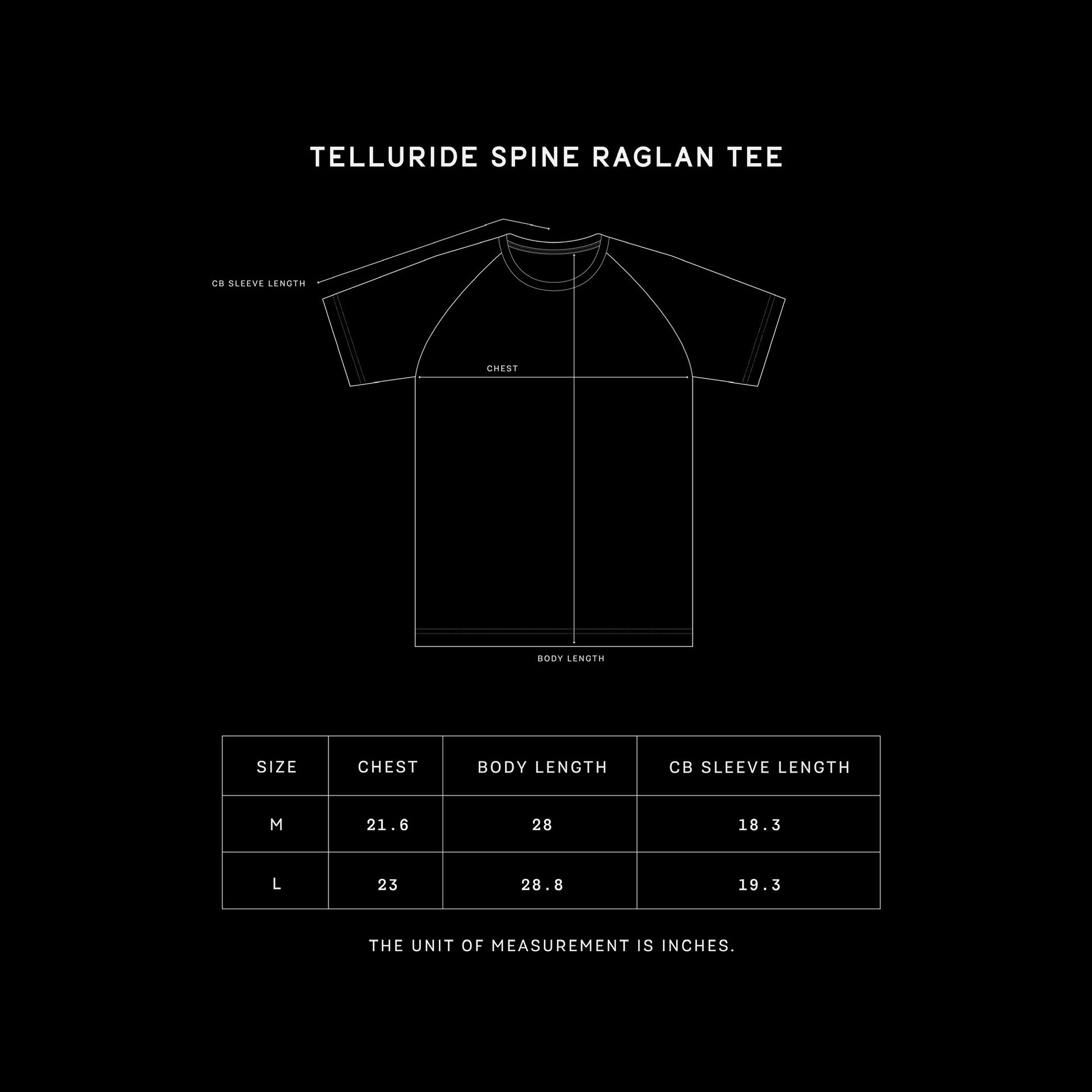 TELLURIDE SPINE RAGLAN TEE ST. MARY - GREY/NAVY