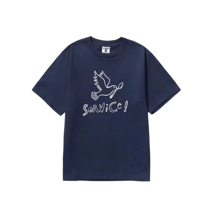 SERVICE WORKS DOVE TEE - NAVY