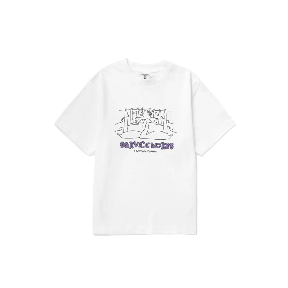 SERVICE WORKS SYMPHONY TEE - WHITE