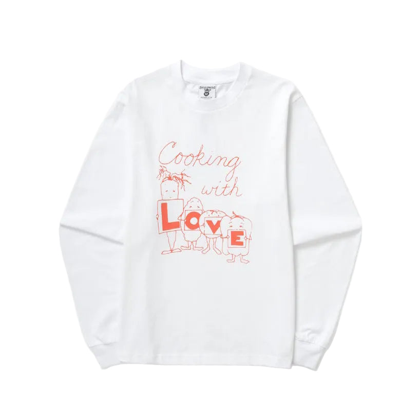 SERVICE WORKS L O V E LS TEE - WHITE