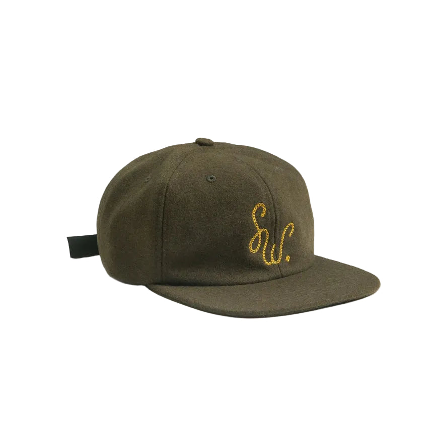 SERVICE WORKS MONOGRAM CAP - DARK MOSS