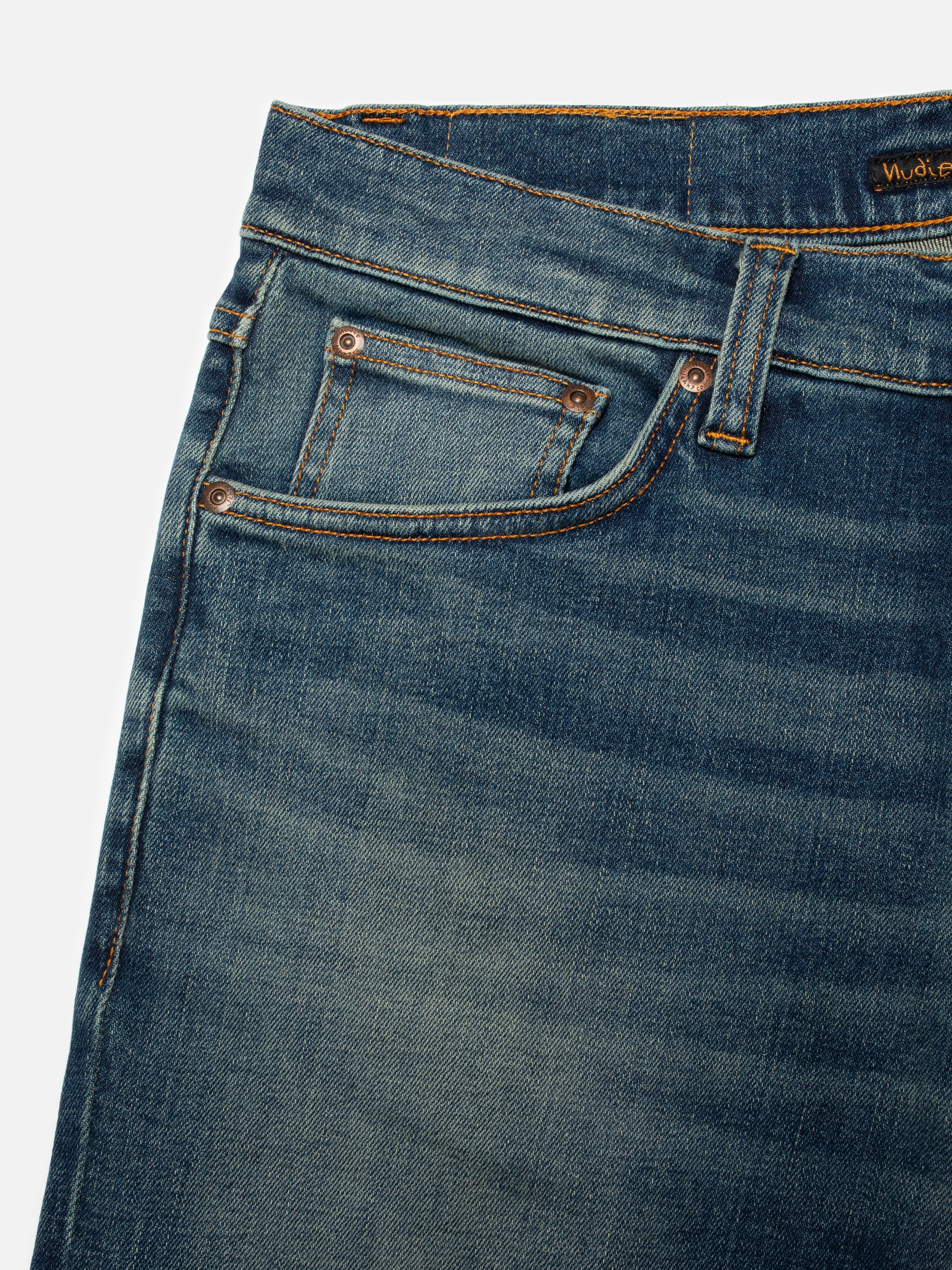 NUDIE JEANS SOLID OLLIE - BLUE DAWN