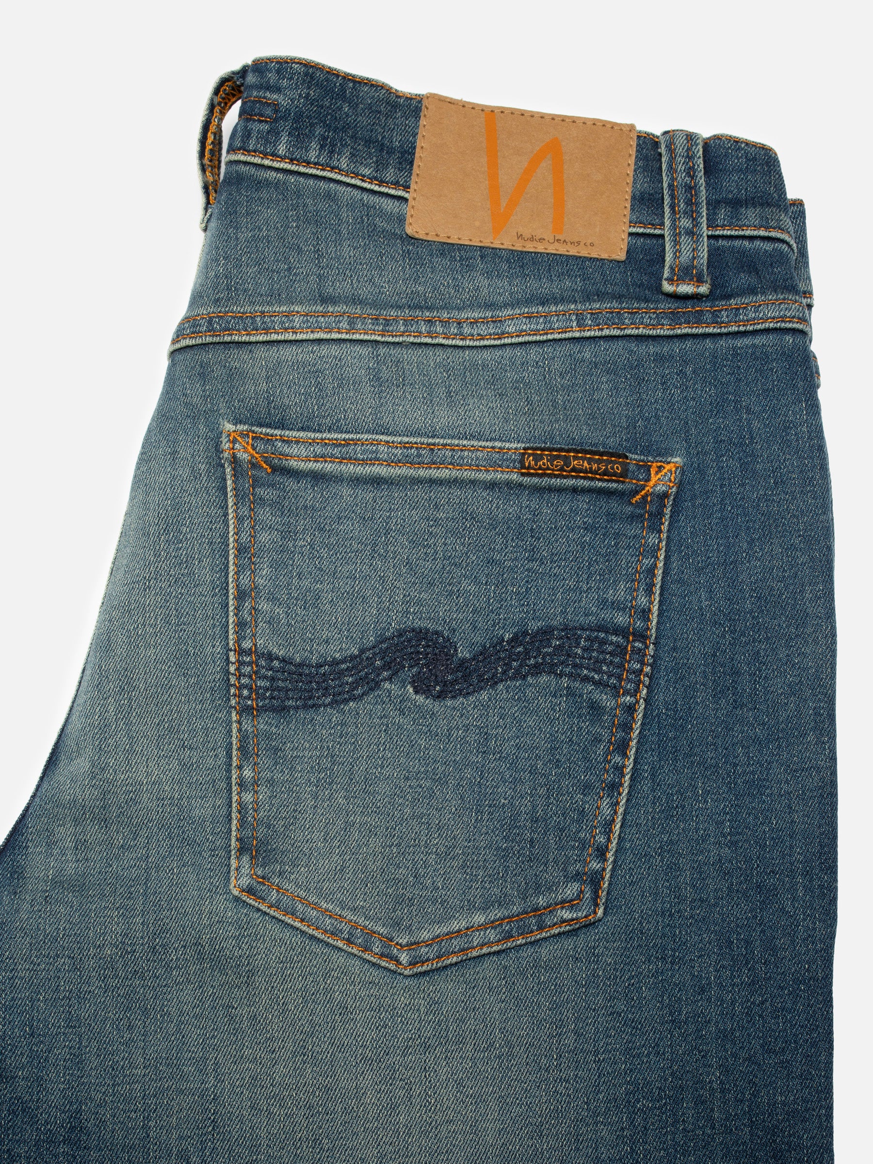 NUDIE JEANS SOLID OLLIE - BLUE DAWN