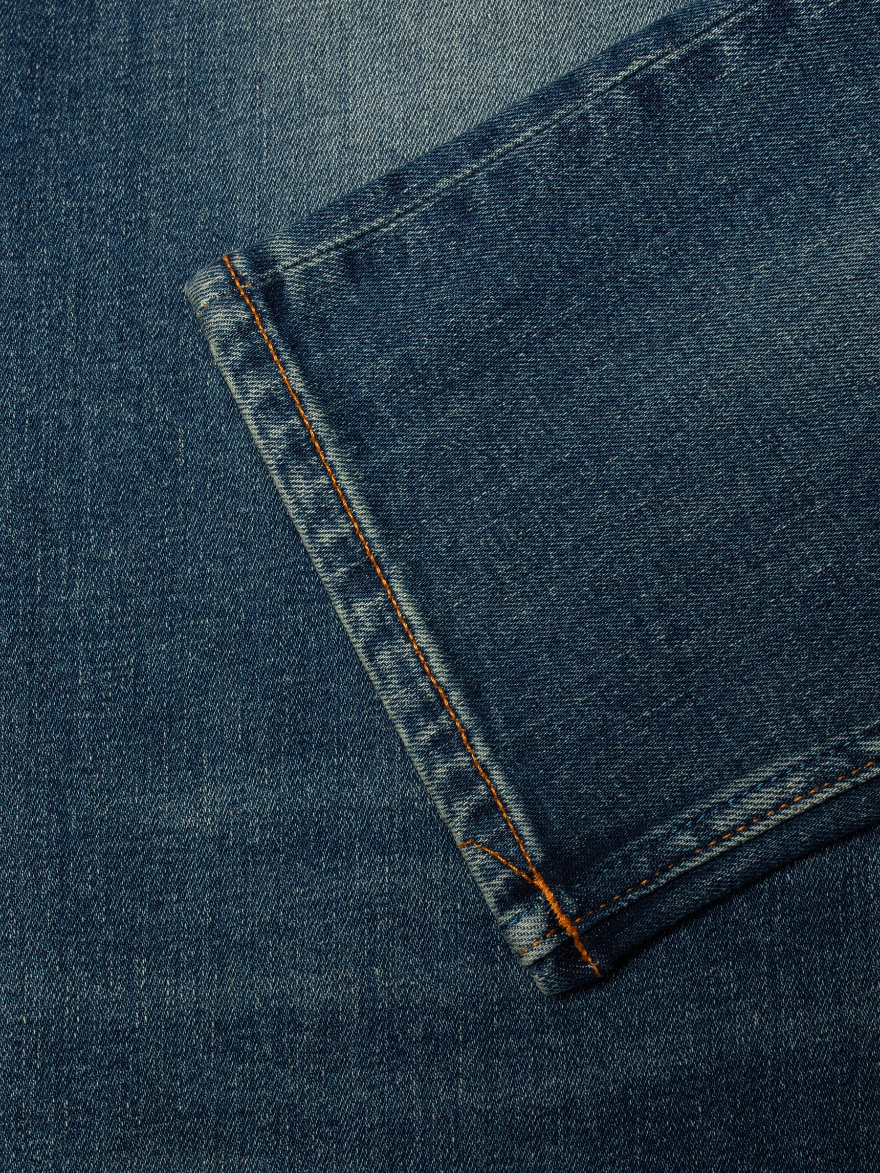 NUDIE JEANS SOLID OLLIE - BLUE DAWN