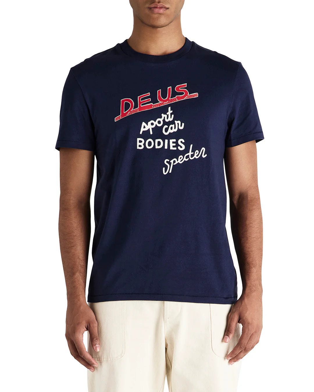 DEUS EX MACHINA SPECTER WORKSHOP TEE - AZURE NAVY