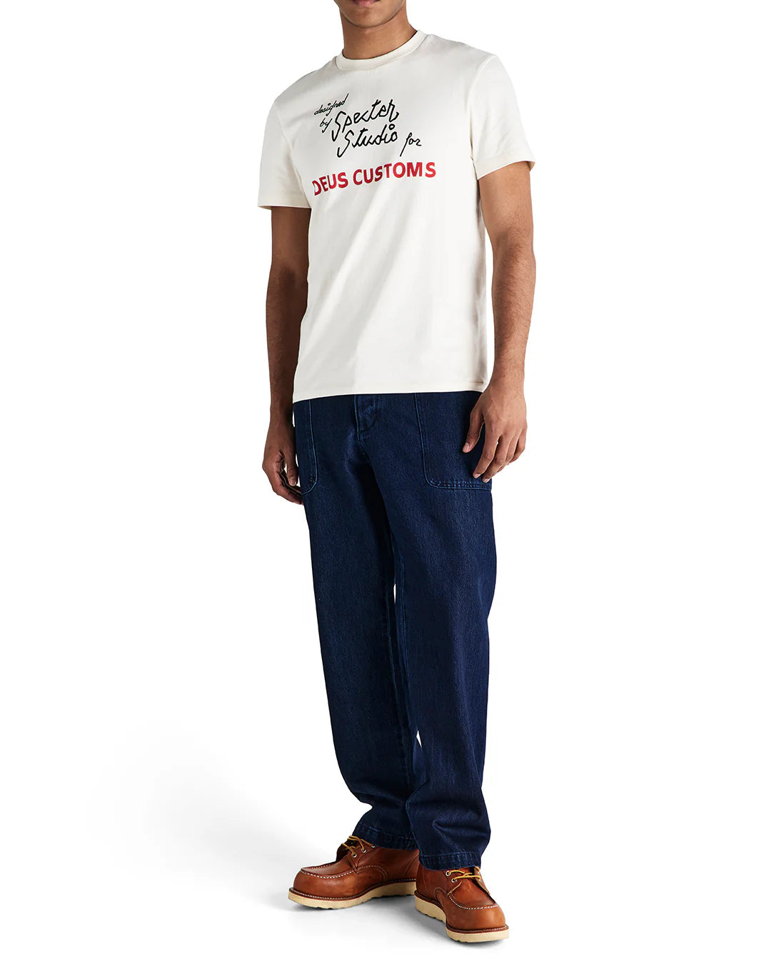 DEUS EX MACHINA SPECTER RARE BIRDS TEE - PRISTINE WHITE