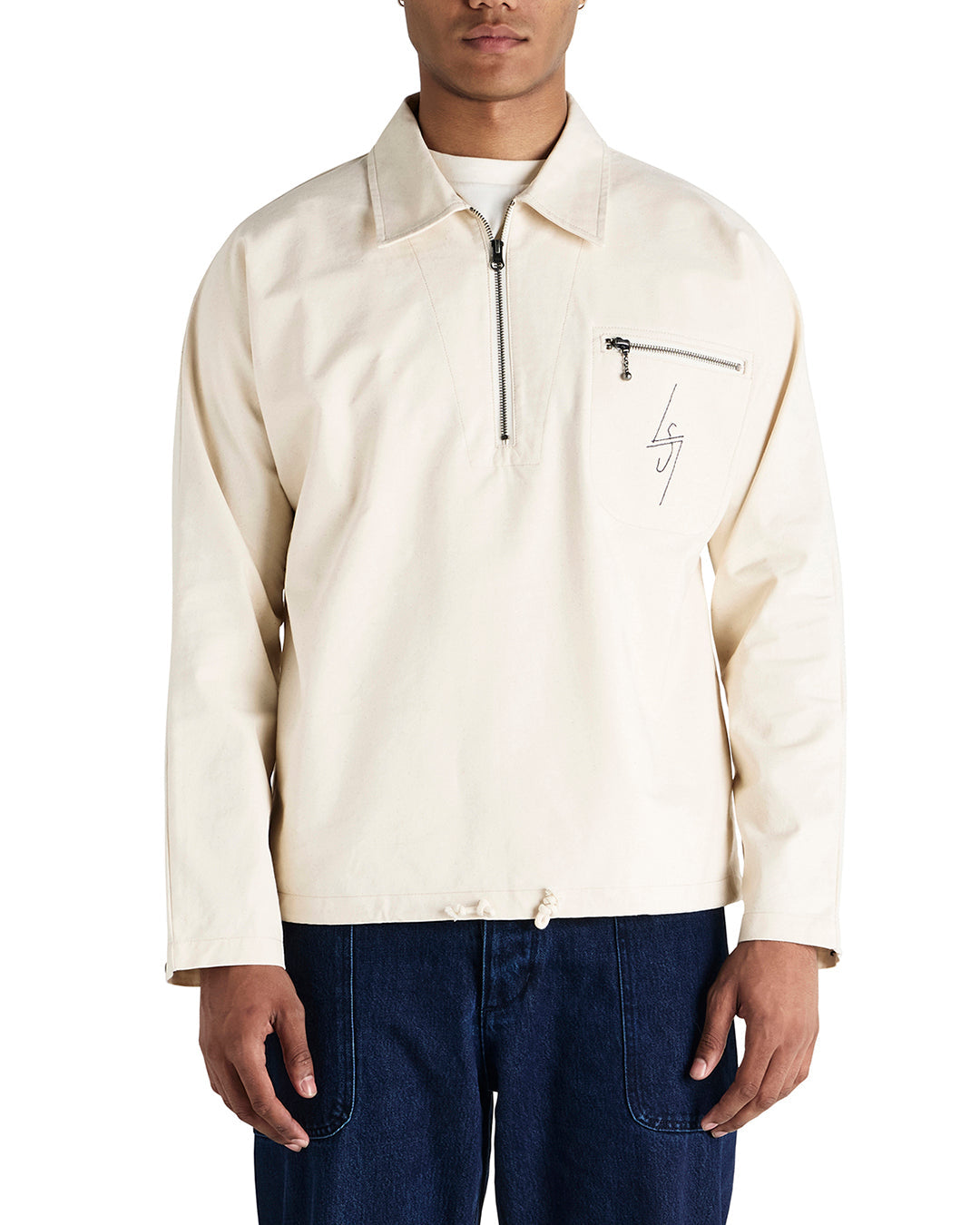 specter-smock-shirt-natural|Model
