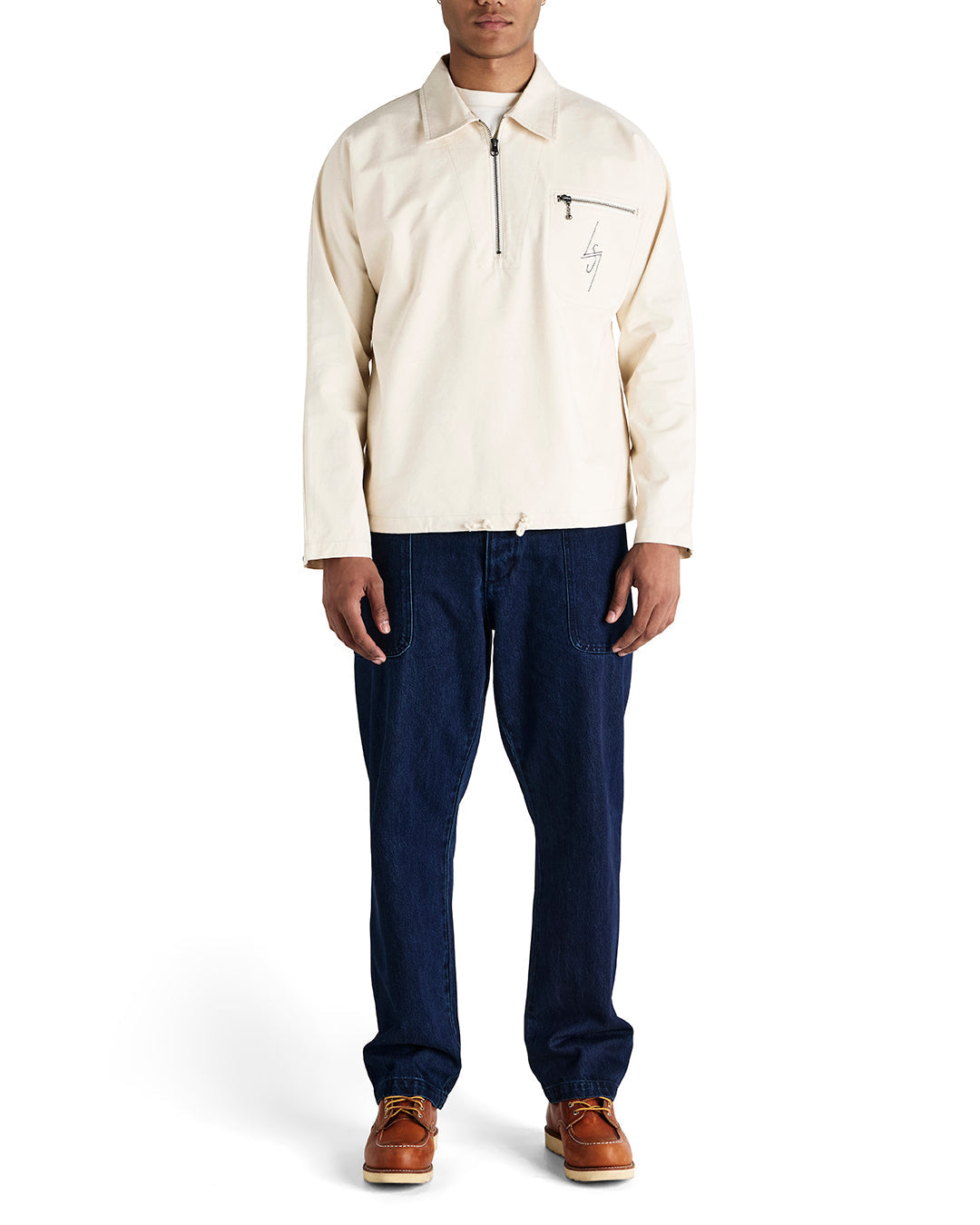 DEUS EX MACHINA SPECTER SMOCK SHIRT - NATURAL