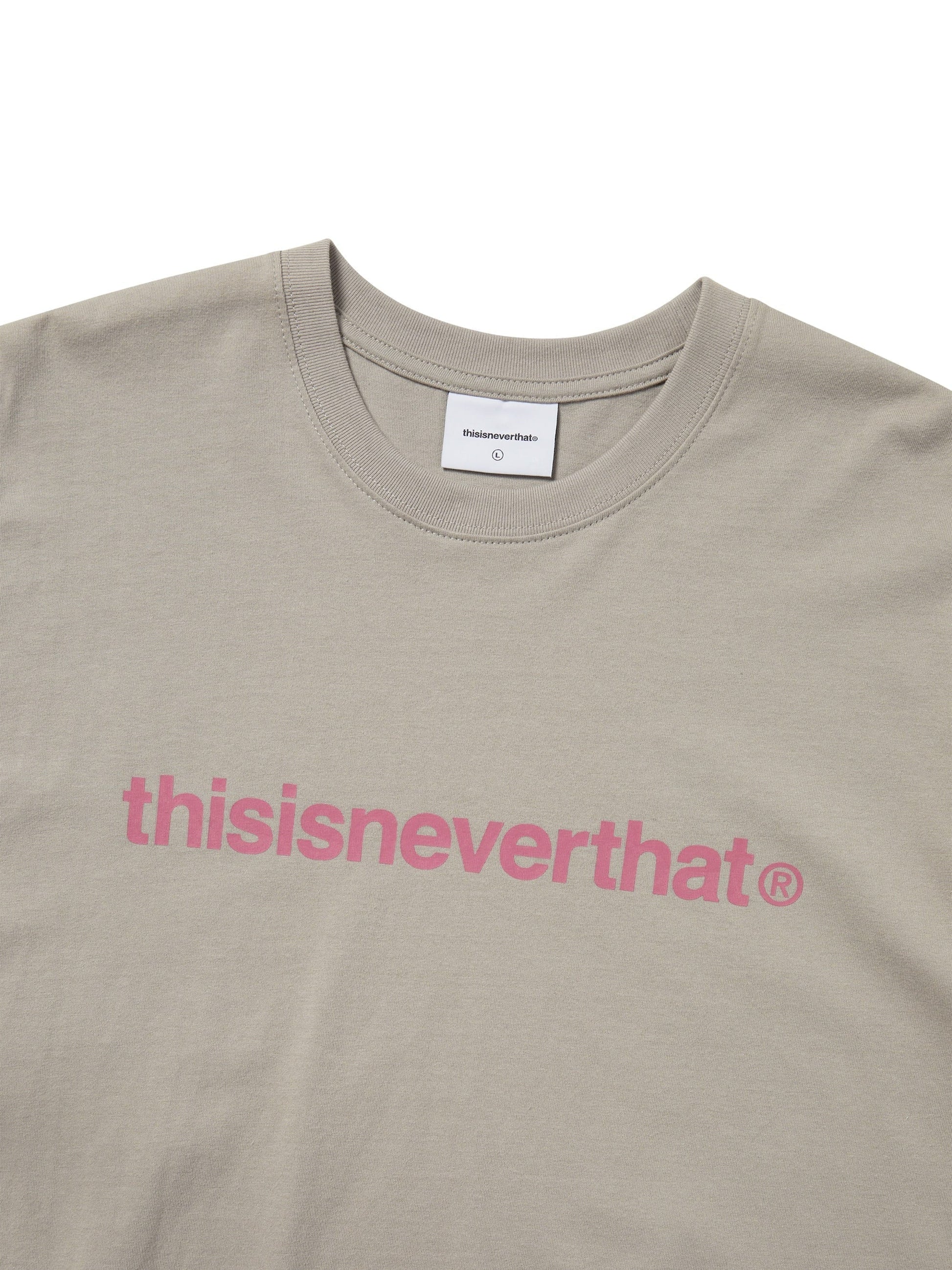 THISISNEVERTHAT T-LOGO TEE - DEEP BEIGE